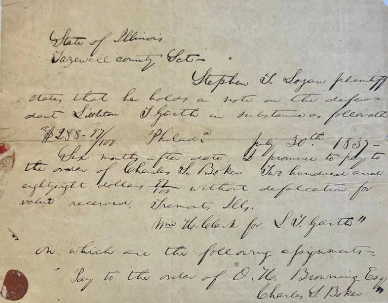 Abraham Lincoln Beckett Encapsulated Handwriting Removed from an Autograph Letter Signed - Image 19