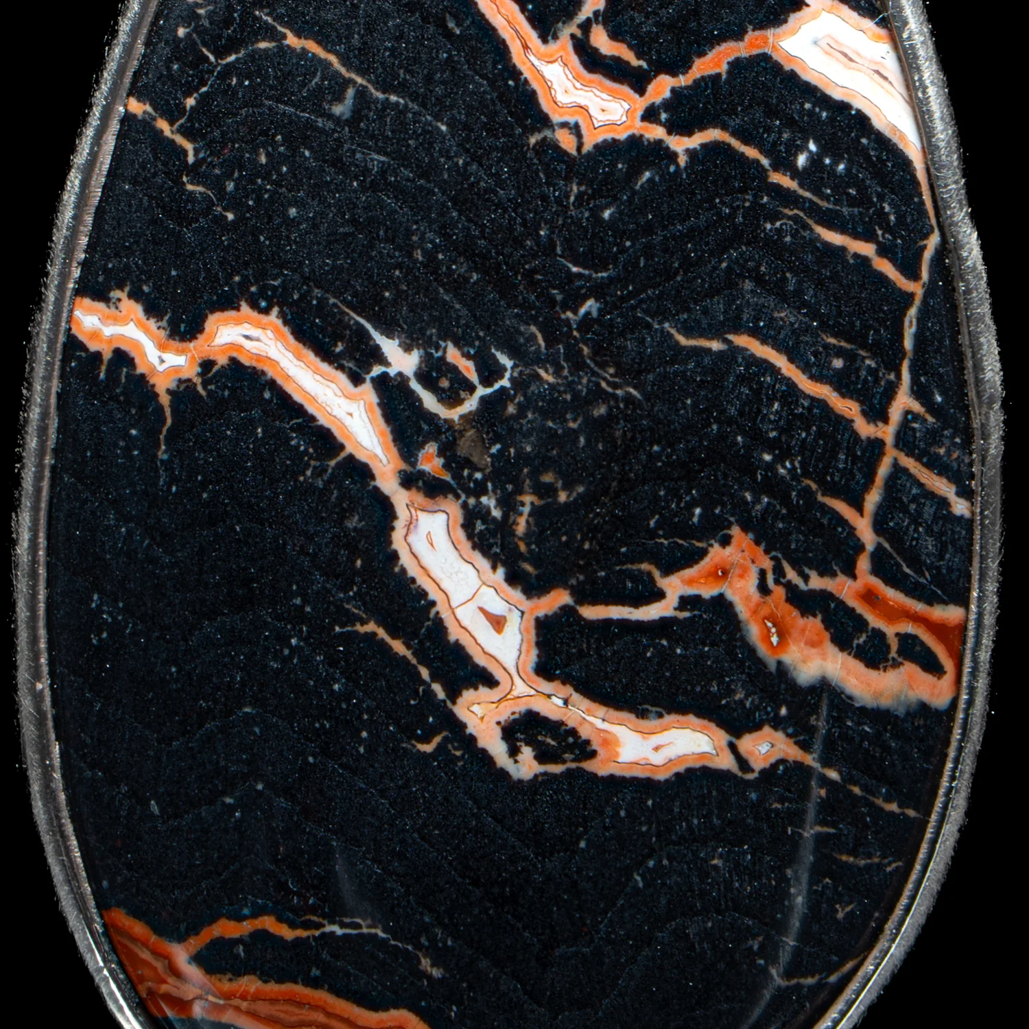Agatized Wood Pendant - SOLD 1.25" - Image 2
