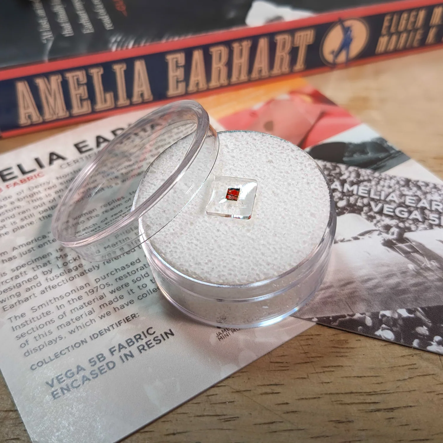 Amelia Earhart Vega 5B Red Fabric - Limited Supply - Image 8