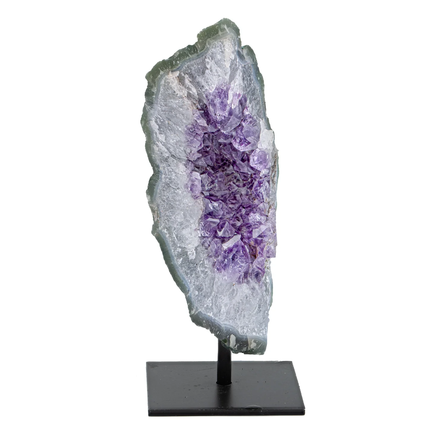 Amethyst Cluster - SOLD 5.68" with Stand - Brazilian - Image 2