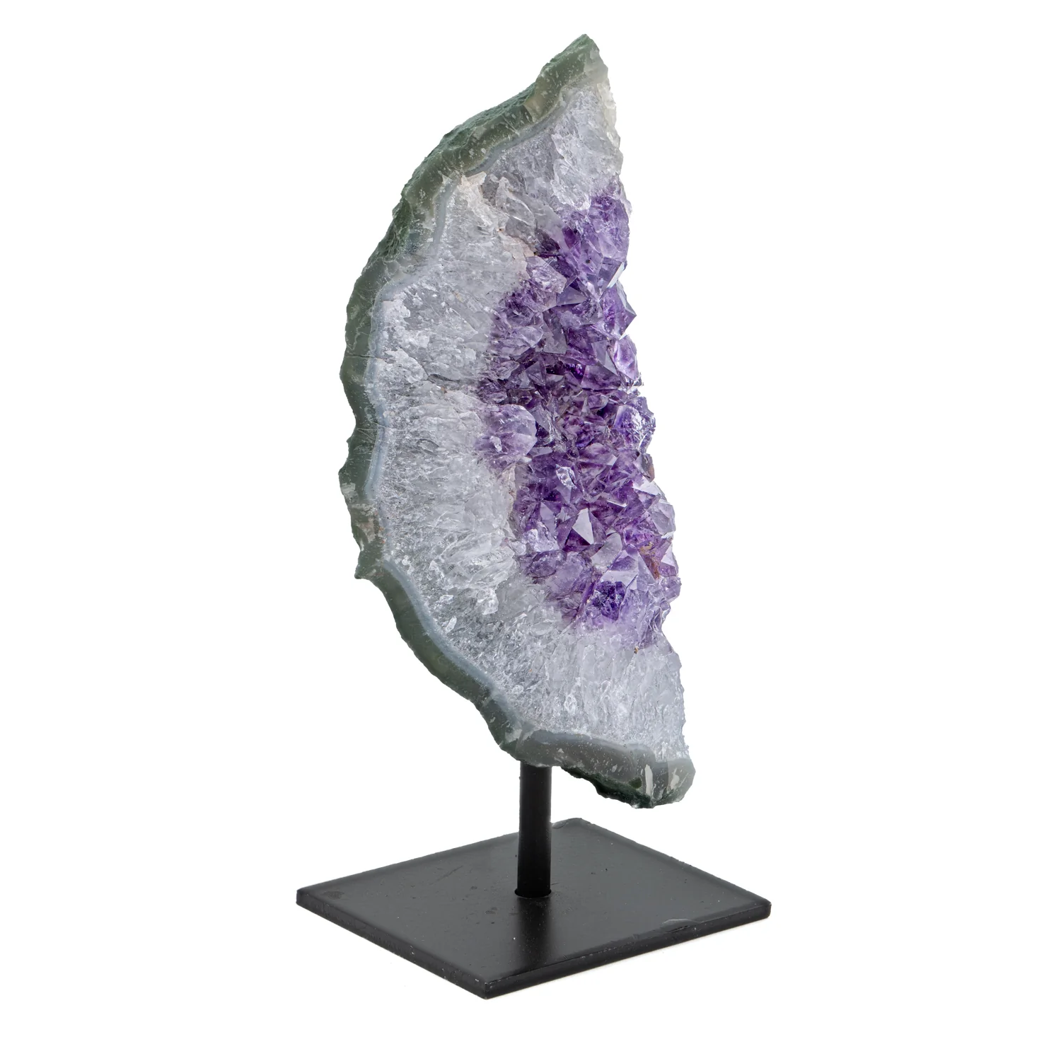 Amethyst Cluster - SOLD 5.68" with Stand - Brazilian - Image 3