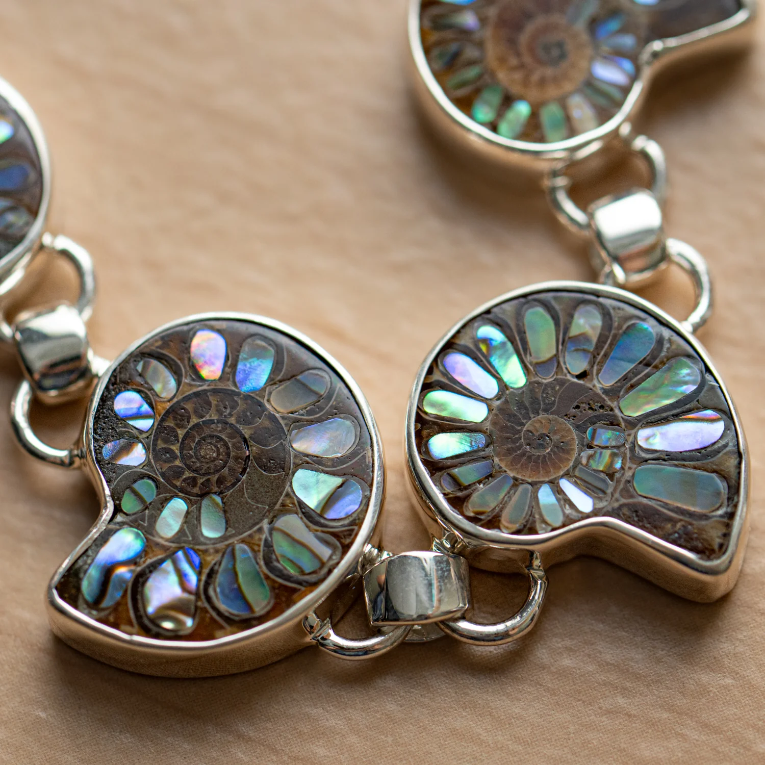 Ammonite & Abalone Bracelet - Image 4