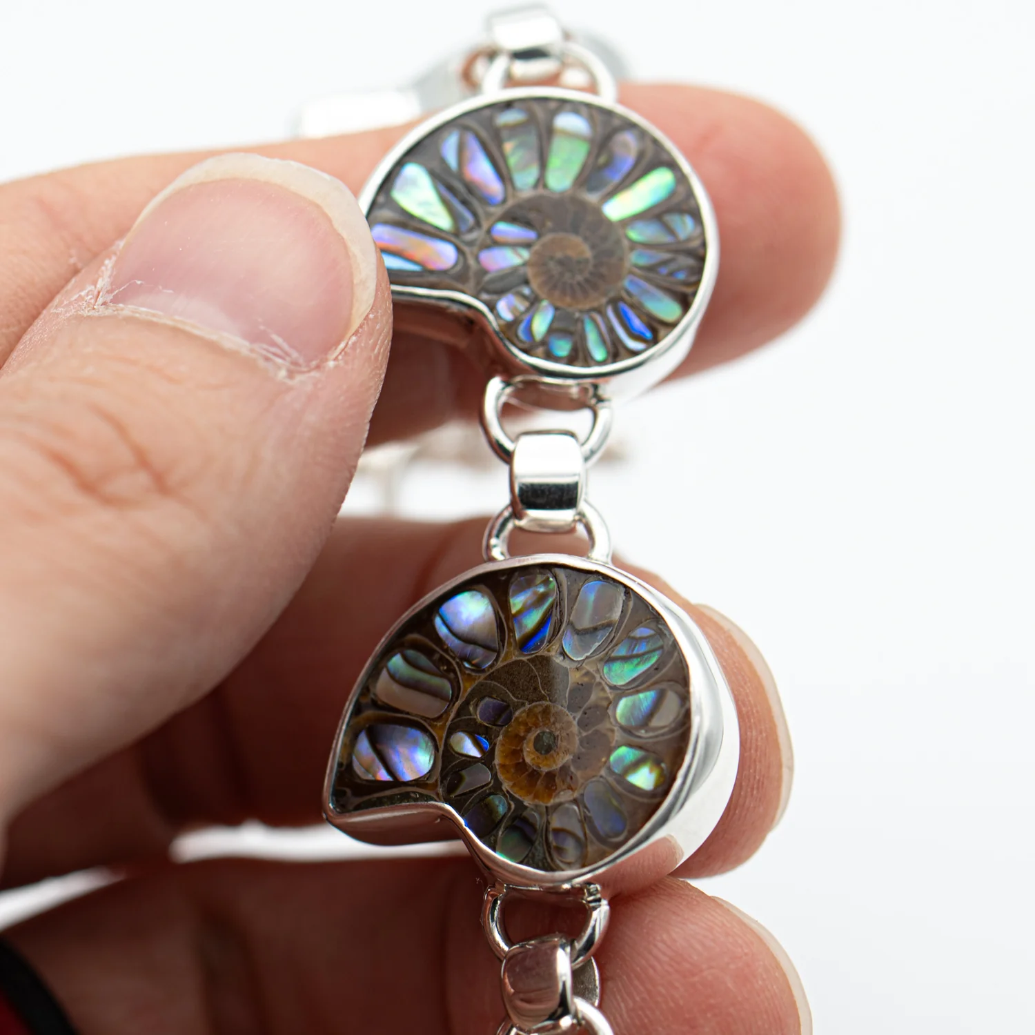 Ammonite & Abalone Bracelet - Image 7