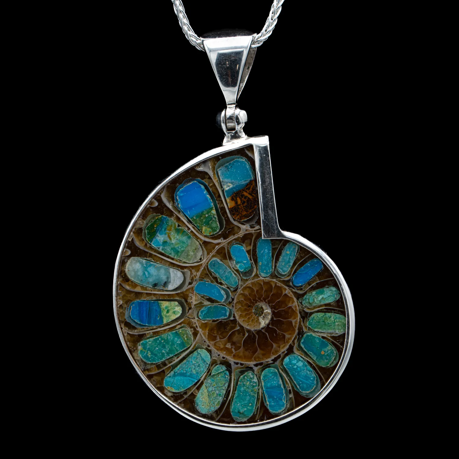 Ammonite Inlay Pendants - Image 3