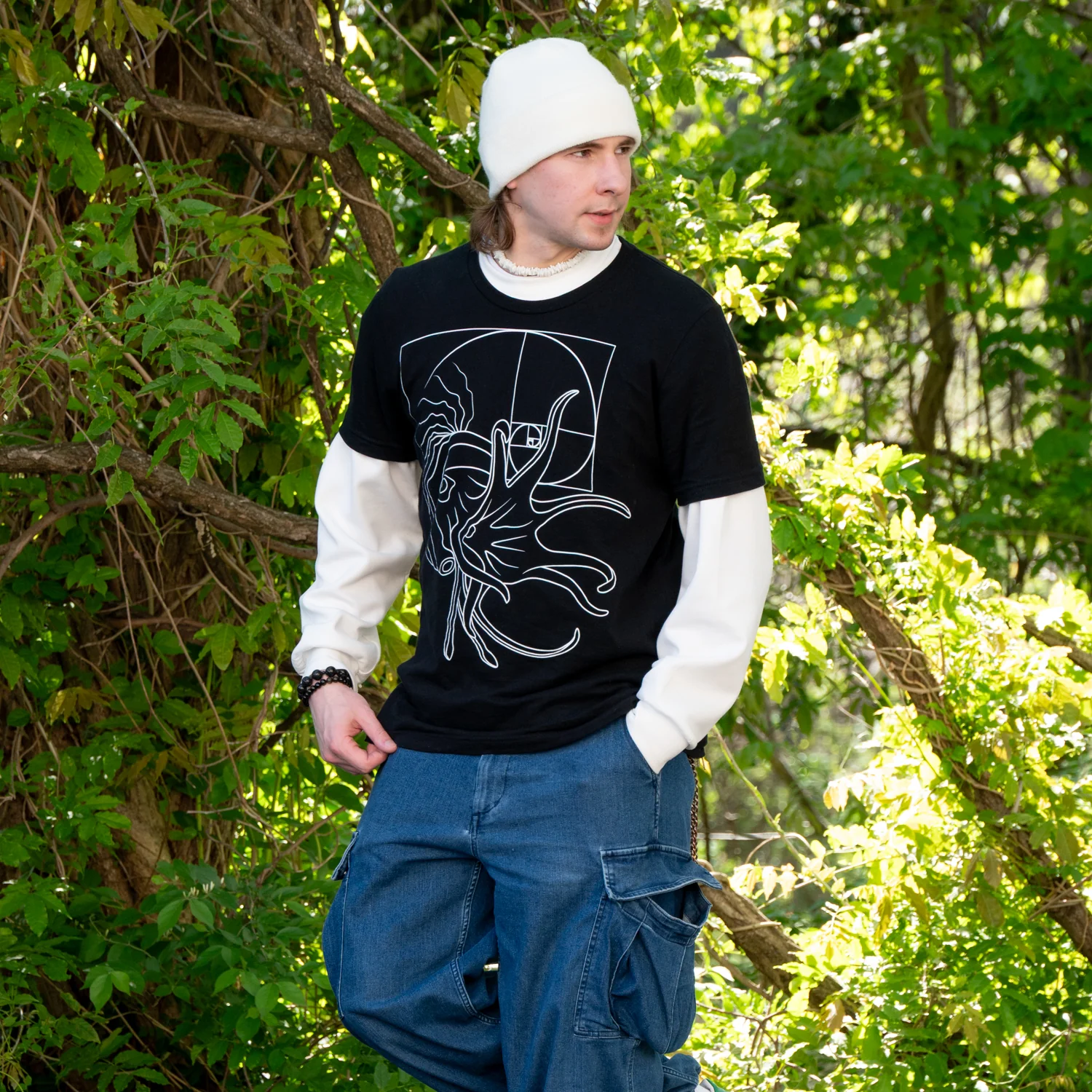 Ammonite Fibonacci T-shirt - Image 5