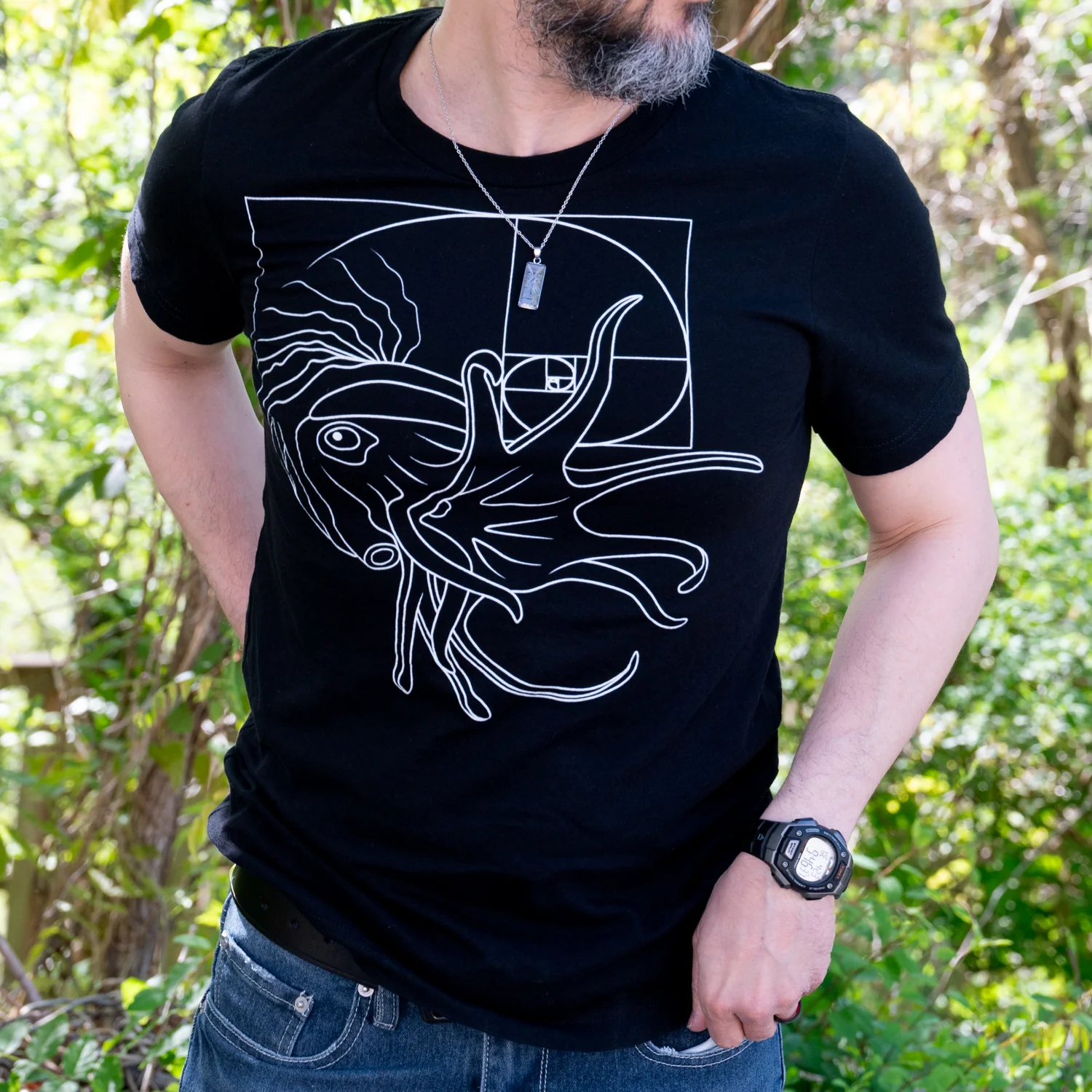 Ammonite Fibonacci T-shirt - Image 7