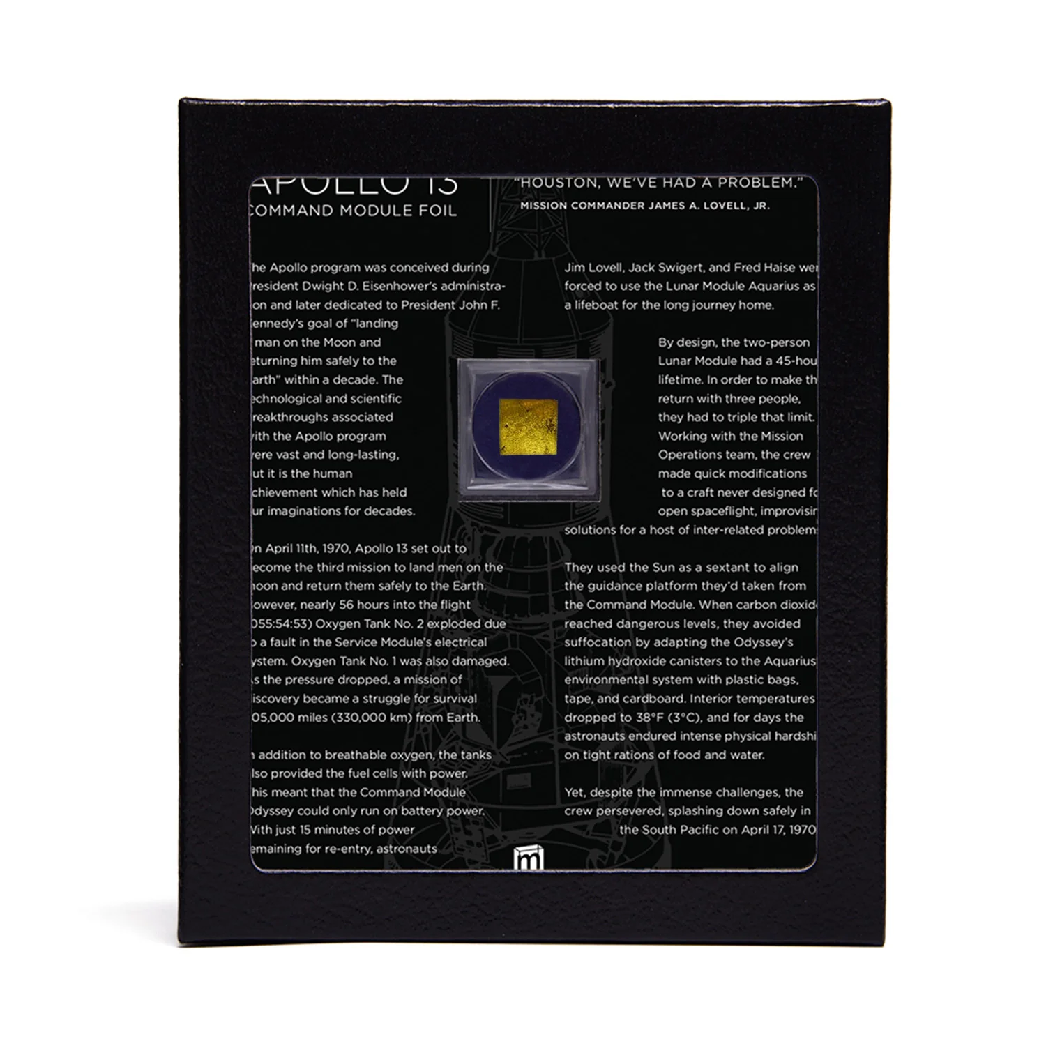 Apollo 13 Command Module Foil - 1 Square Centimeter - Image 4