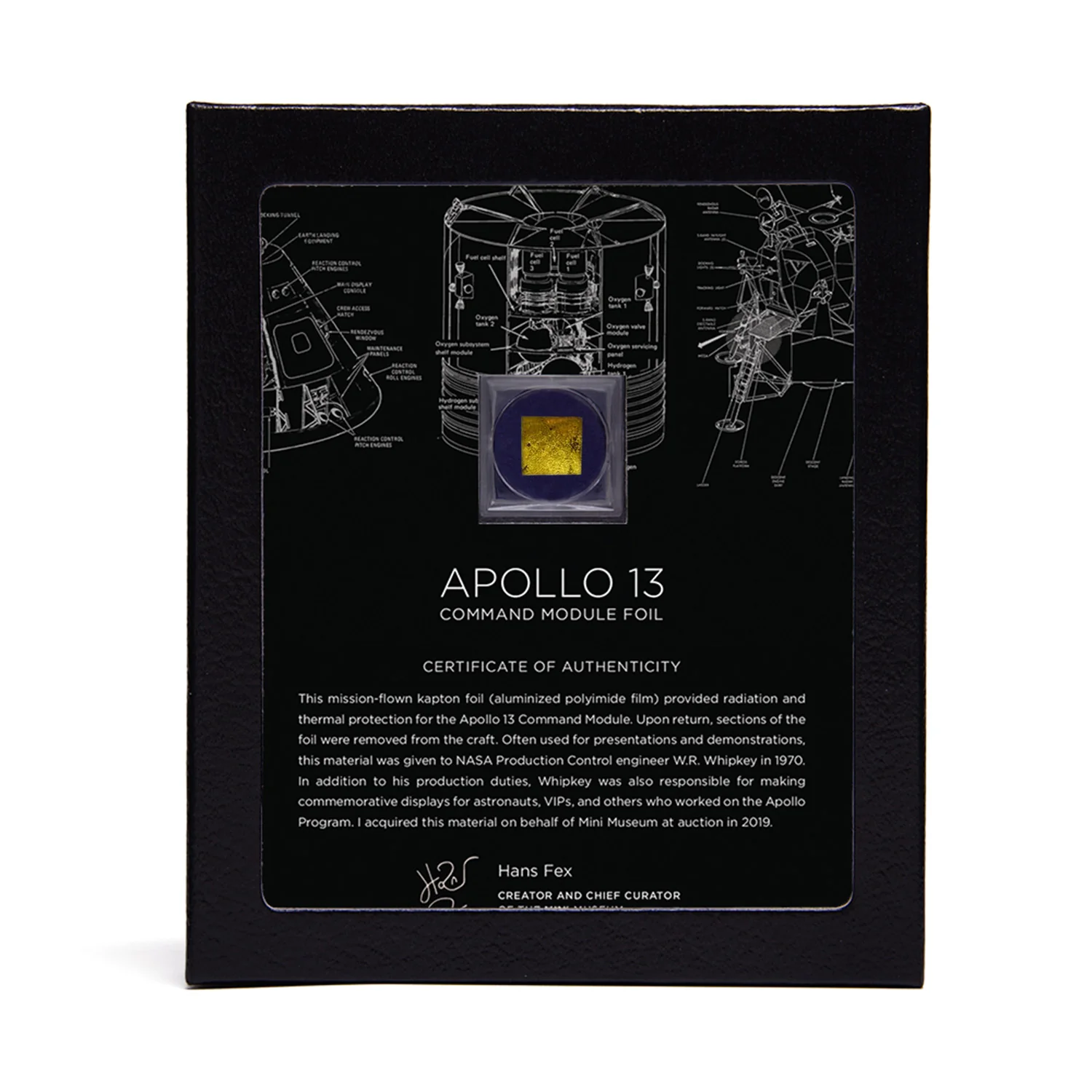 Apollo 13 Command Module Foil - 1 Square Centimeter - Image 5