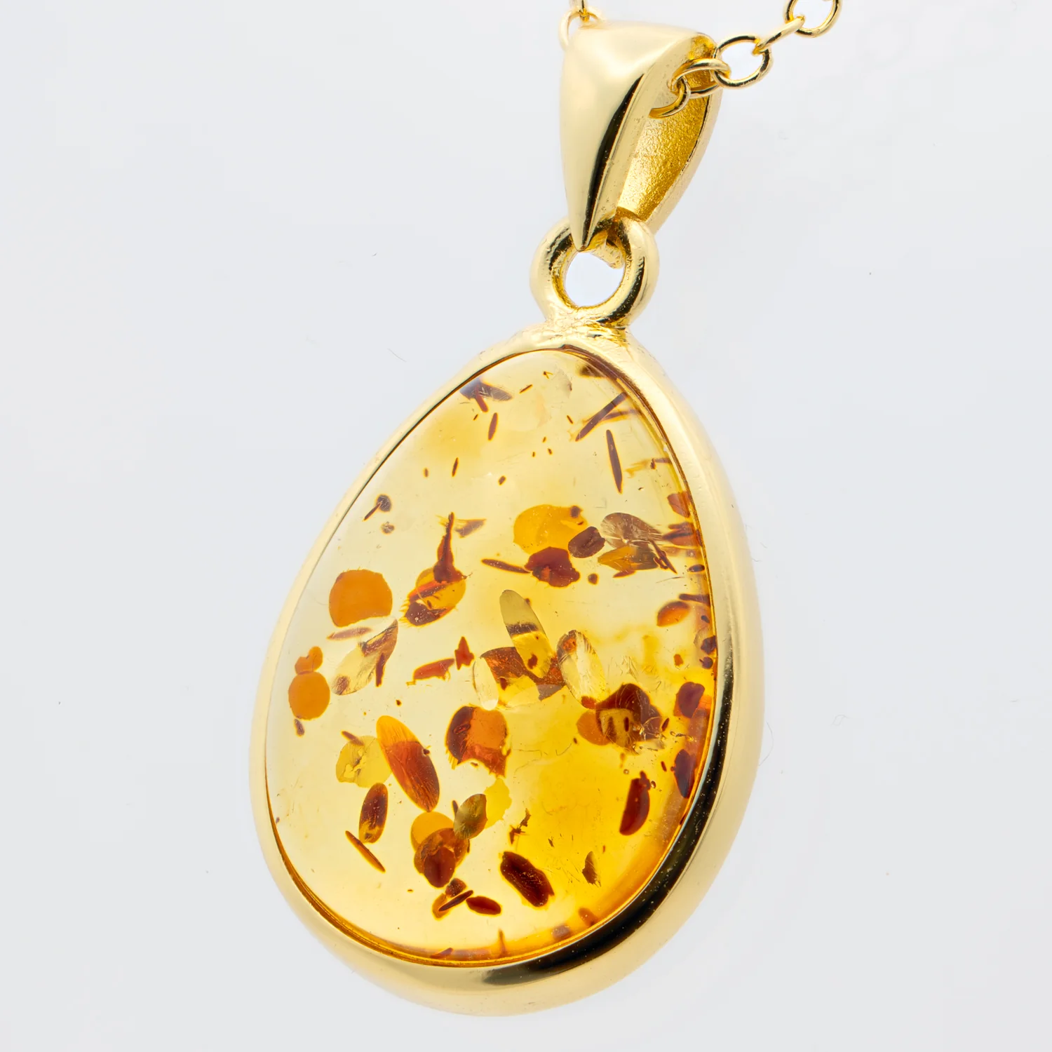 Baltic Amber Pendant Necklace - Image 3
