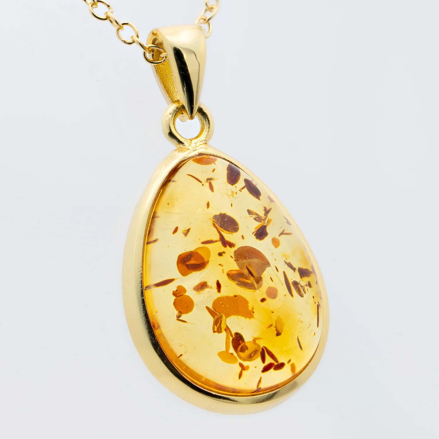Baltic Amber Pendant Necklace - Image 6