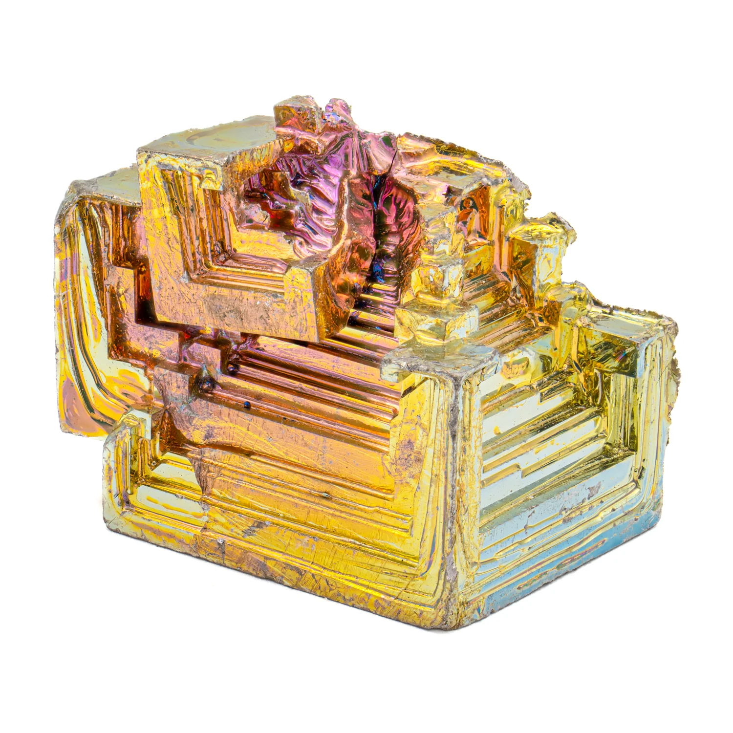 Bismuth Rainbow Crystal Staircase - SOLD 1.08"