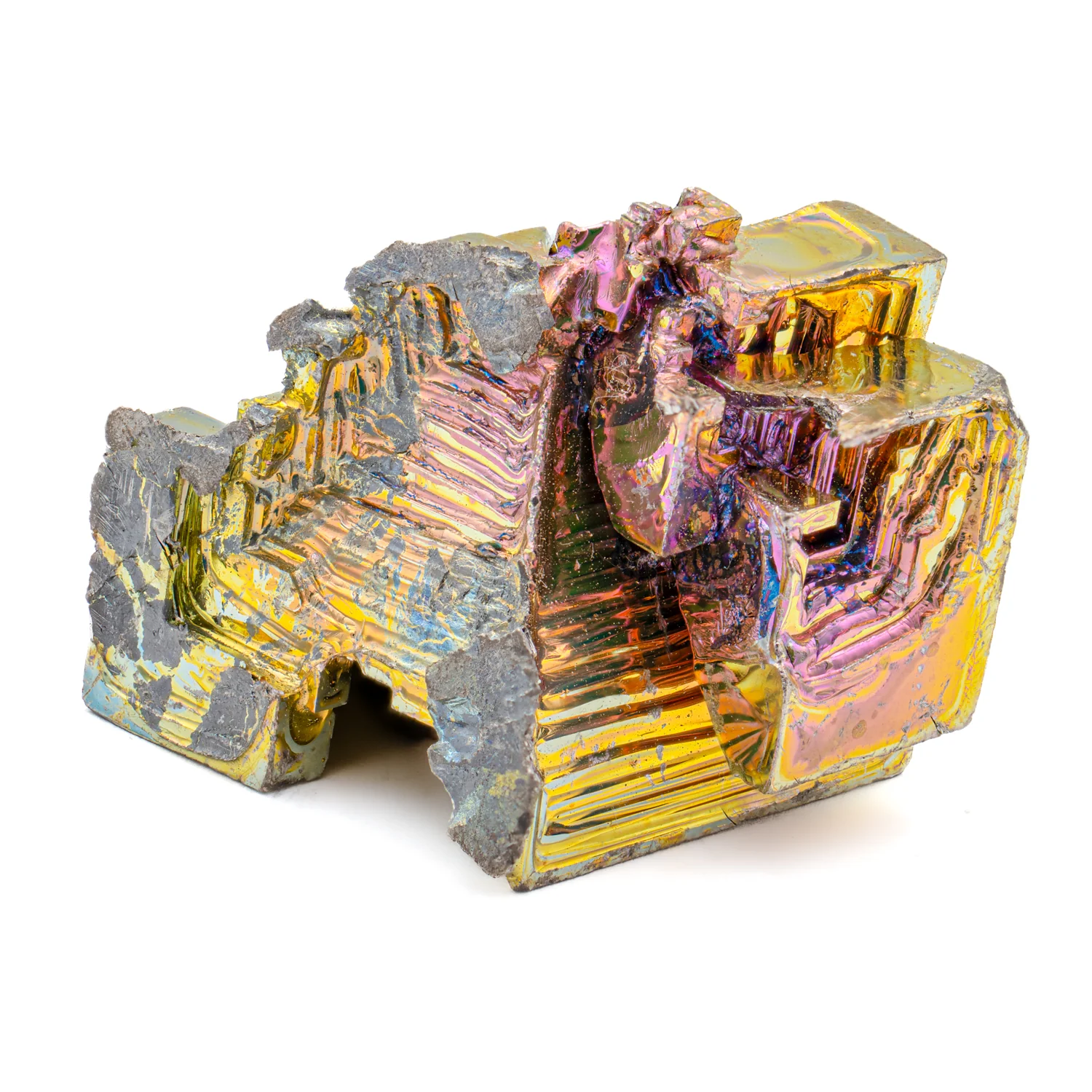 Bismuth Rainbow Crystal Staircase - SOLD 1.08" - Image 3