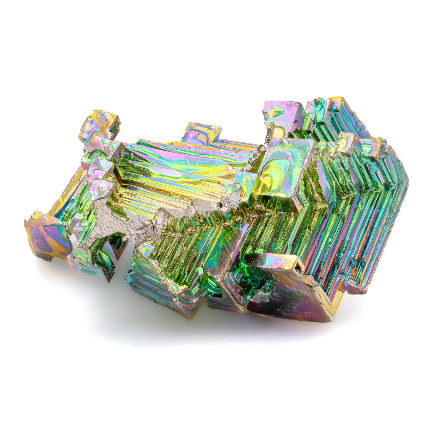 Bismuth Rainbow Crystal Staircase - SOLD 1.17" - Image 3