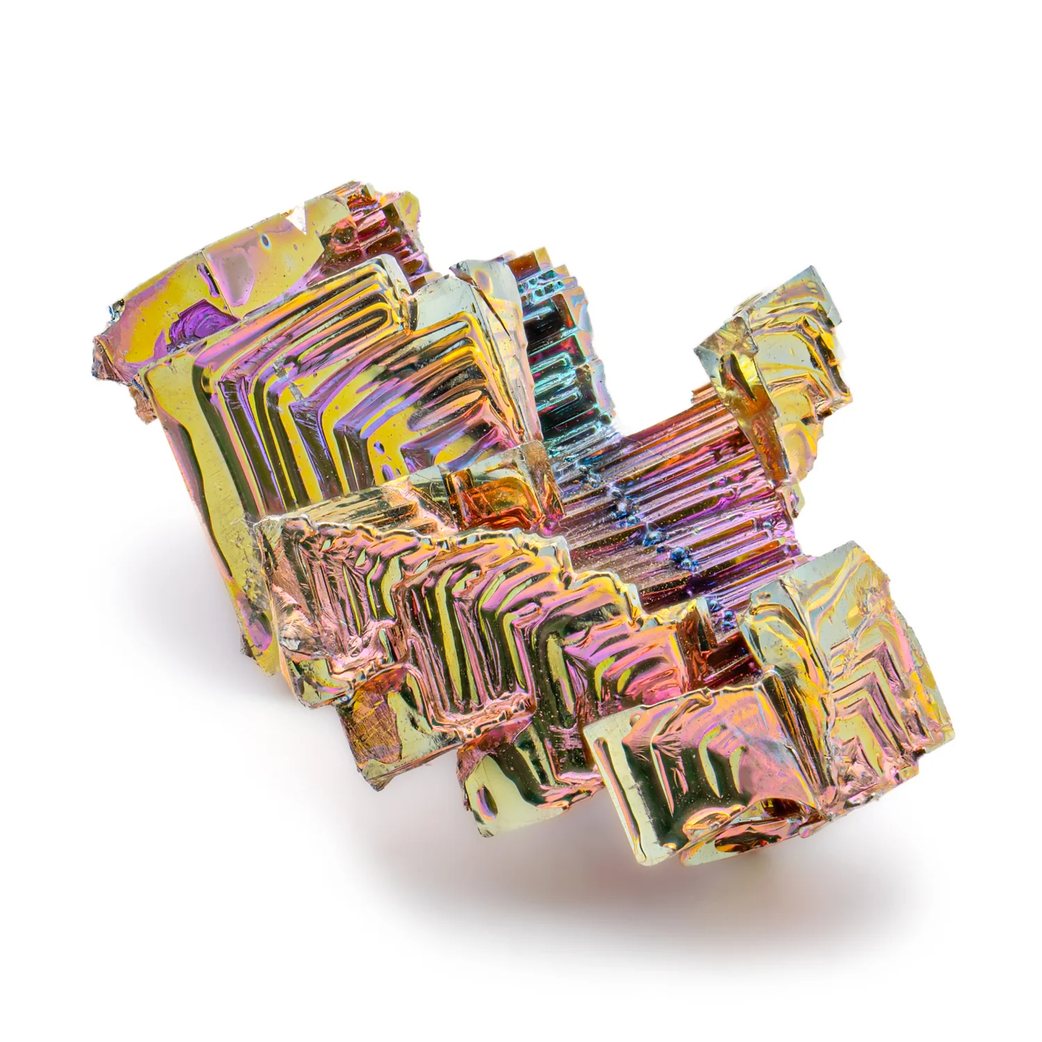 Bismuth Rainbow Crystal Staircase - SOLD 1.22"