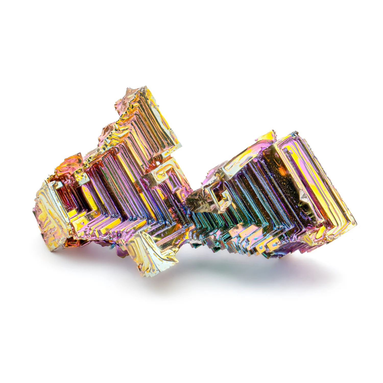 Bismuth Rainbow Crystal Staircase - SOLD 1.22" - Image 3