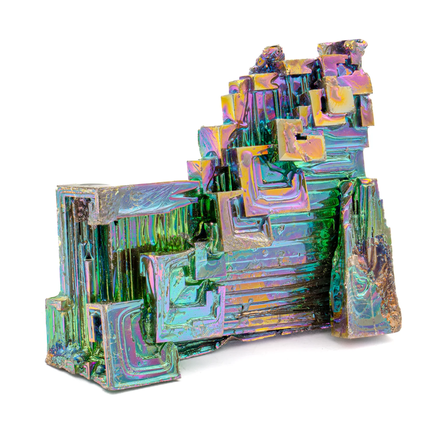 Bismuth Rainbow Crystal Staircase - SOLD 1.35"