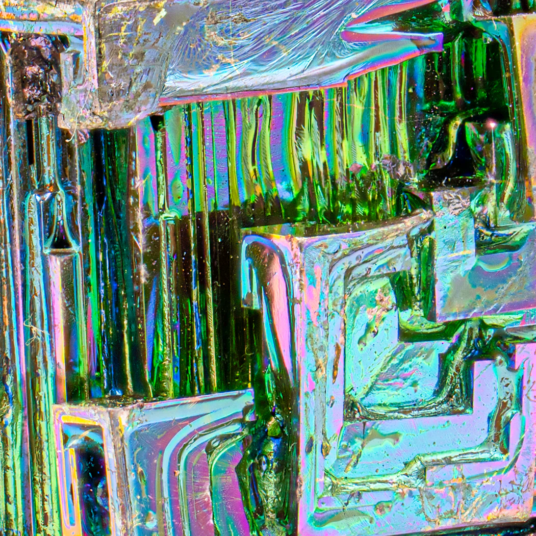 Bismuth Rainbow Crystal Staircase - SOLD 1.35" - Image 2