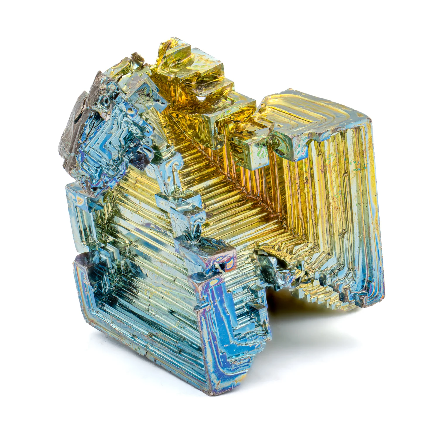 Bismuth Rainbow Crystal Staircase - SOLD 1.48"