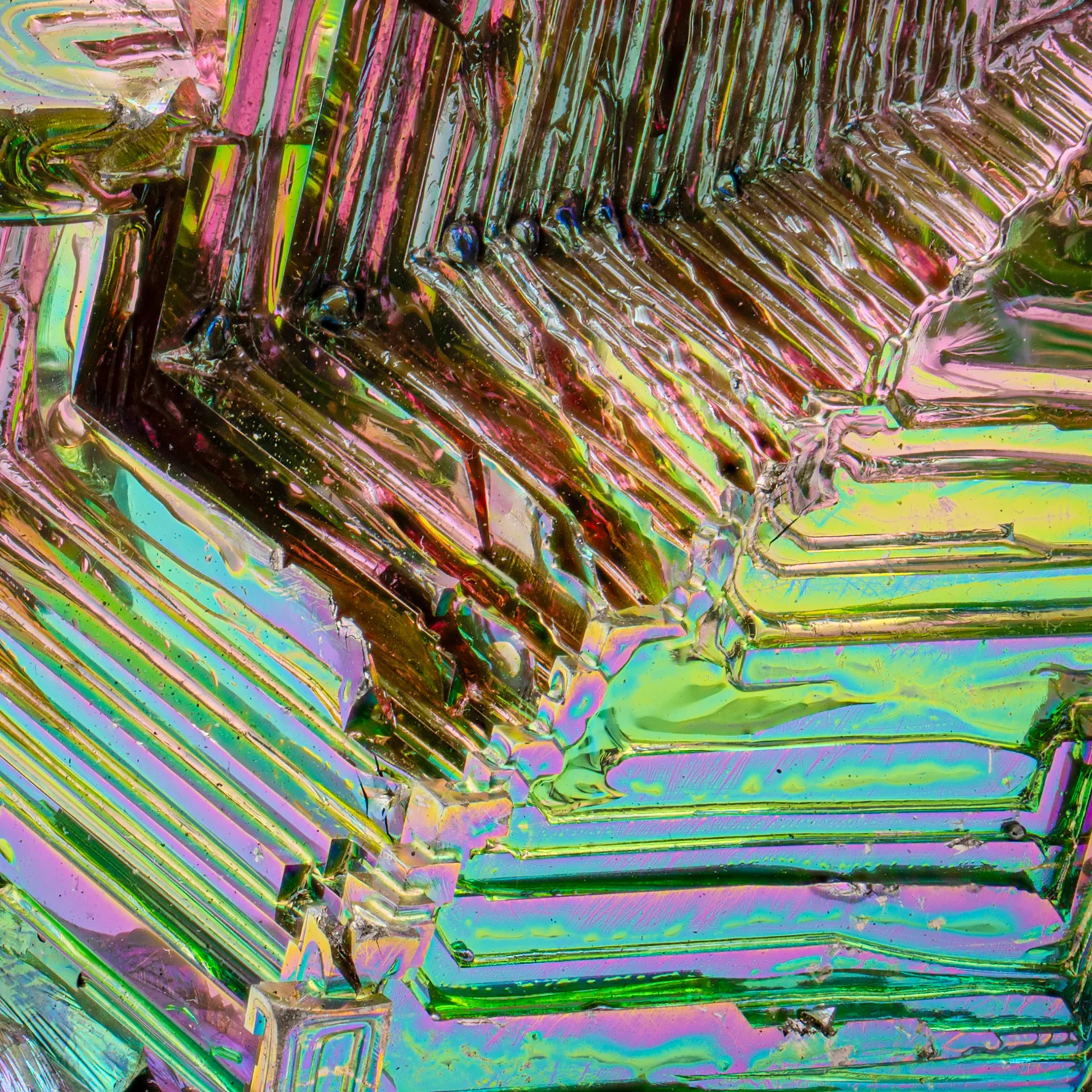 Bismuth Rainbow Crystal Staircase - SOLD 1.55" - Image 2