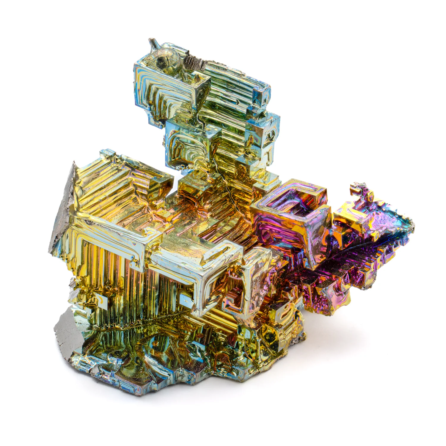 Bismuth Rainbow Crystal Staircase - SOLD 1.61" - Image 3