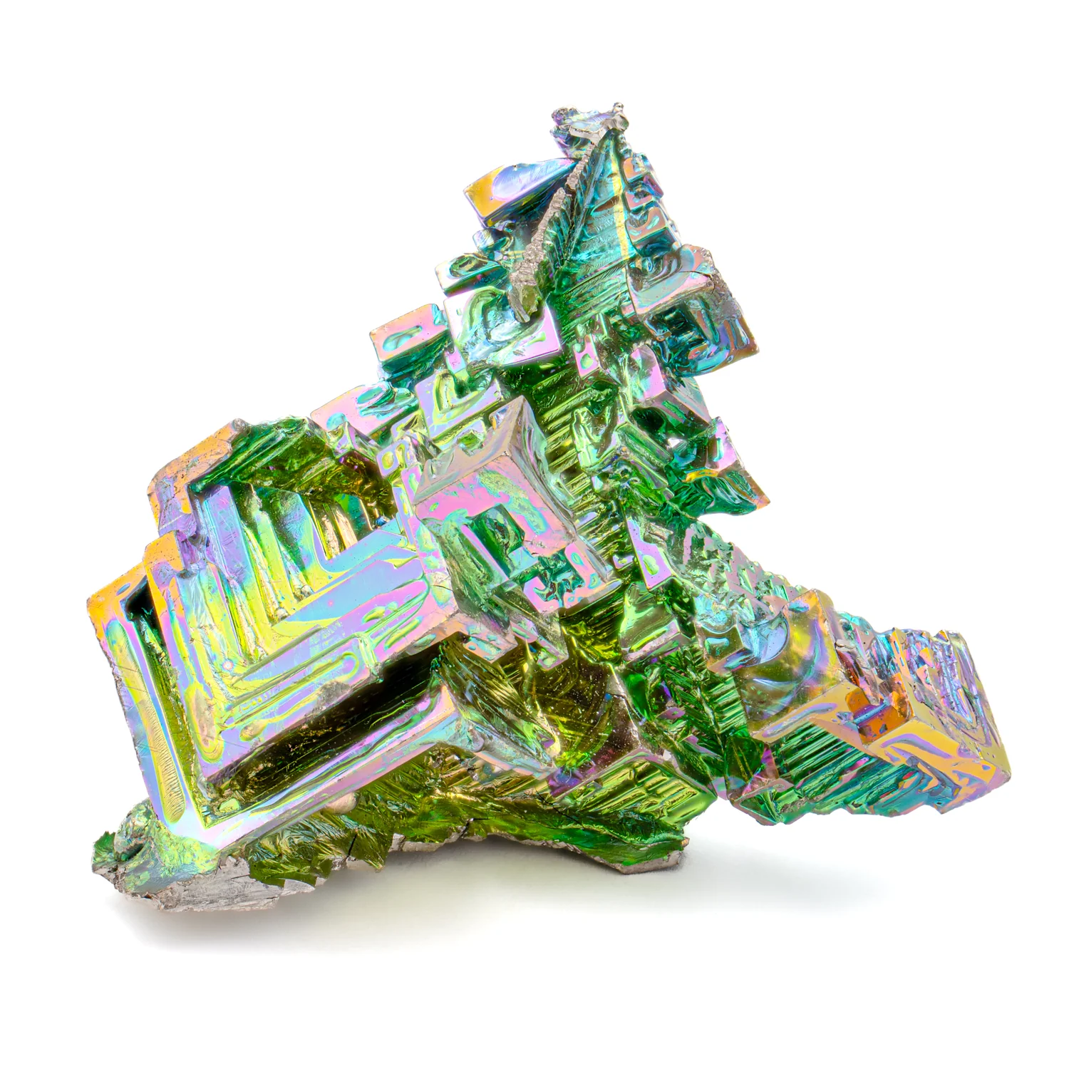 Bismuth Rainbow Crystal Staircase - SOLD 1.67"