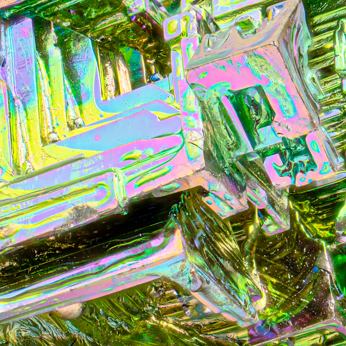 Bismuth Rainbow Crystal Staircase - SOLD 1.67" - Image 2