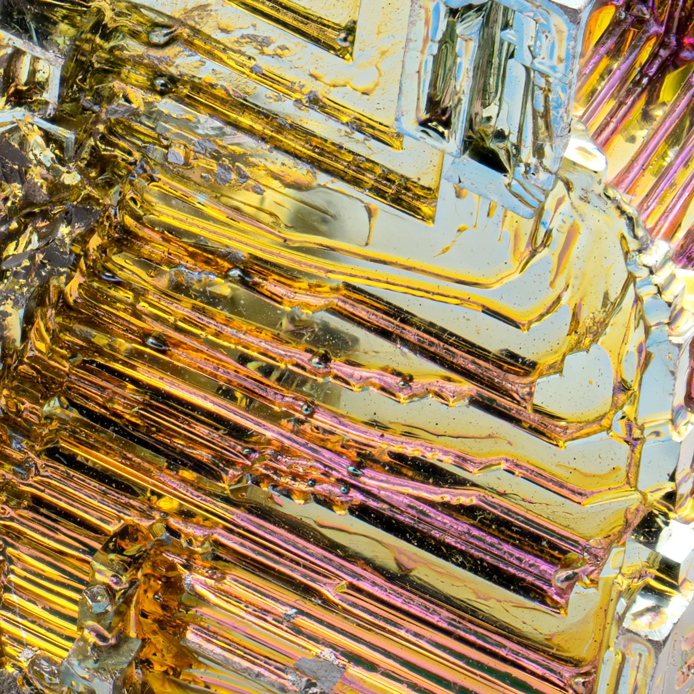 Bismuth Rainbow Crystal Staircase - SOLD 1.95" - Image 2
