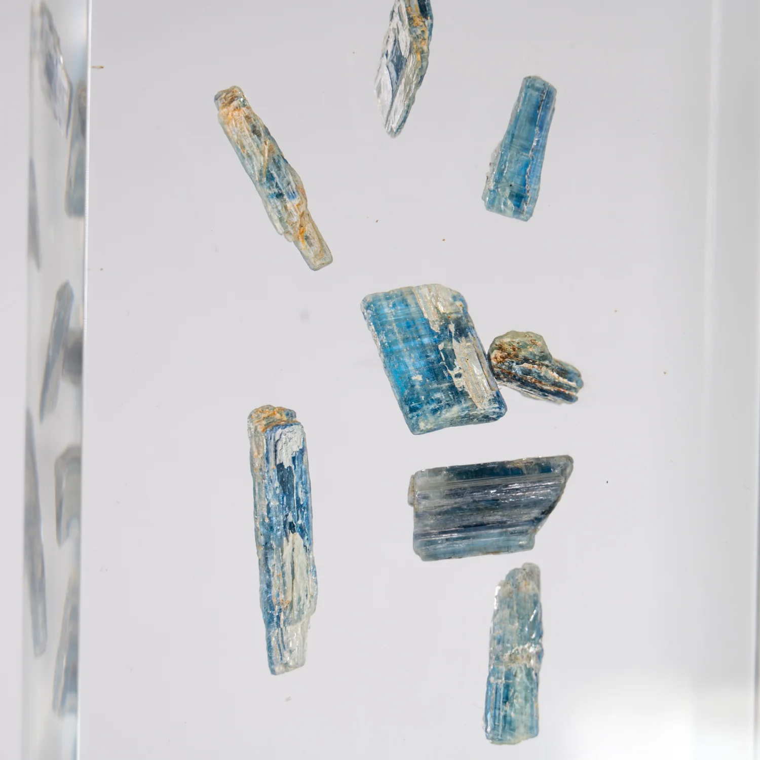 Blue Cascade - Blue Kyanite Acrylic Sculpture - Image 12