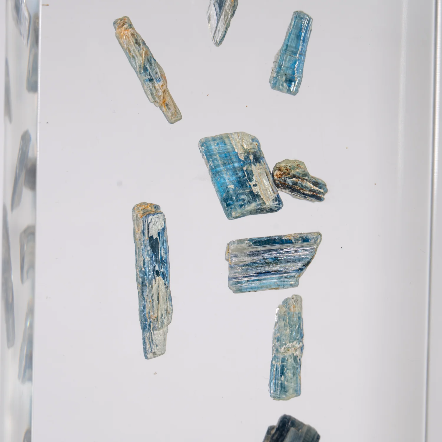 Blue Cascade - Blue Kyanite Acrylic Sculpture - Image 14