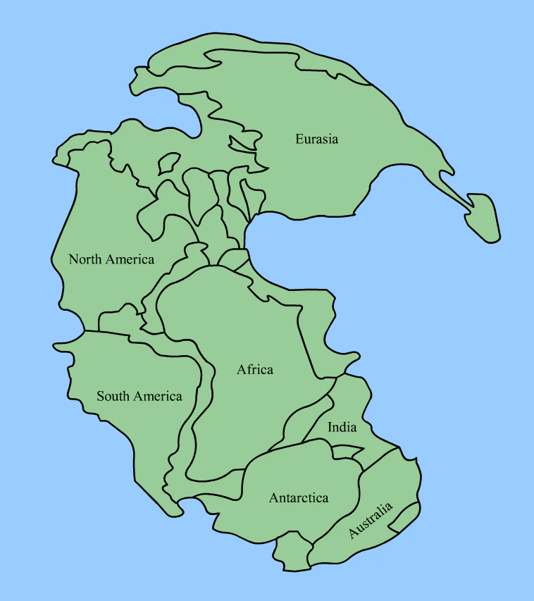 Breakup of Pangea - Display Card - Image 5