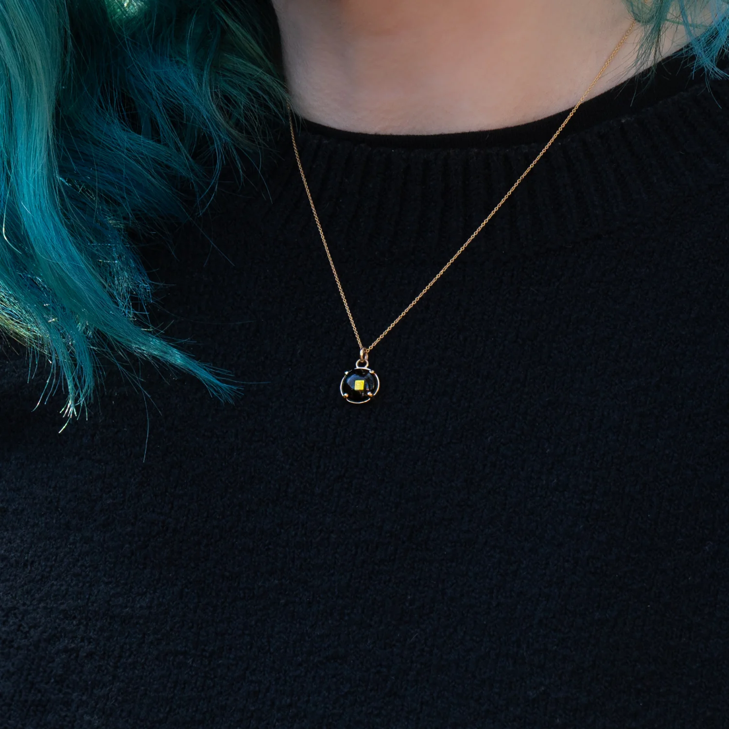 SOLD Buzz Aldrin Apollo 11 Command Module Gold Pendant - Image 2