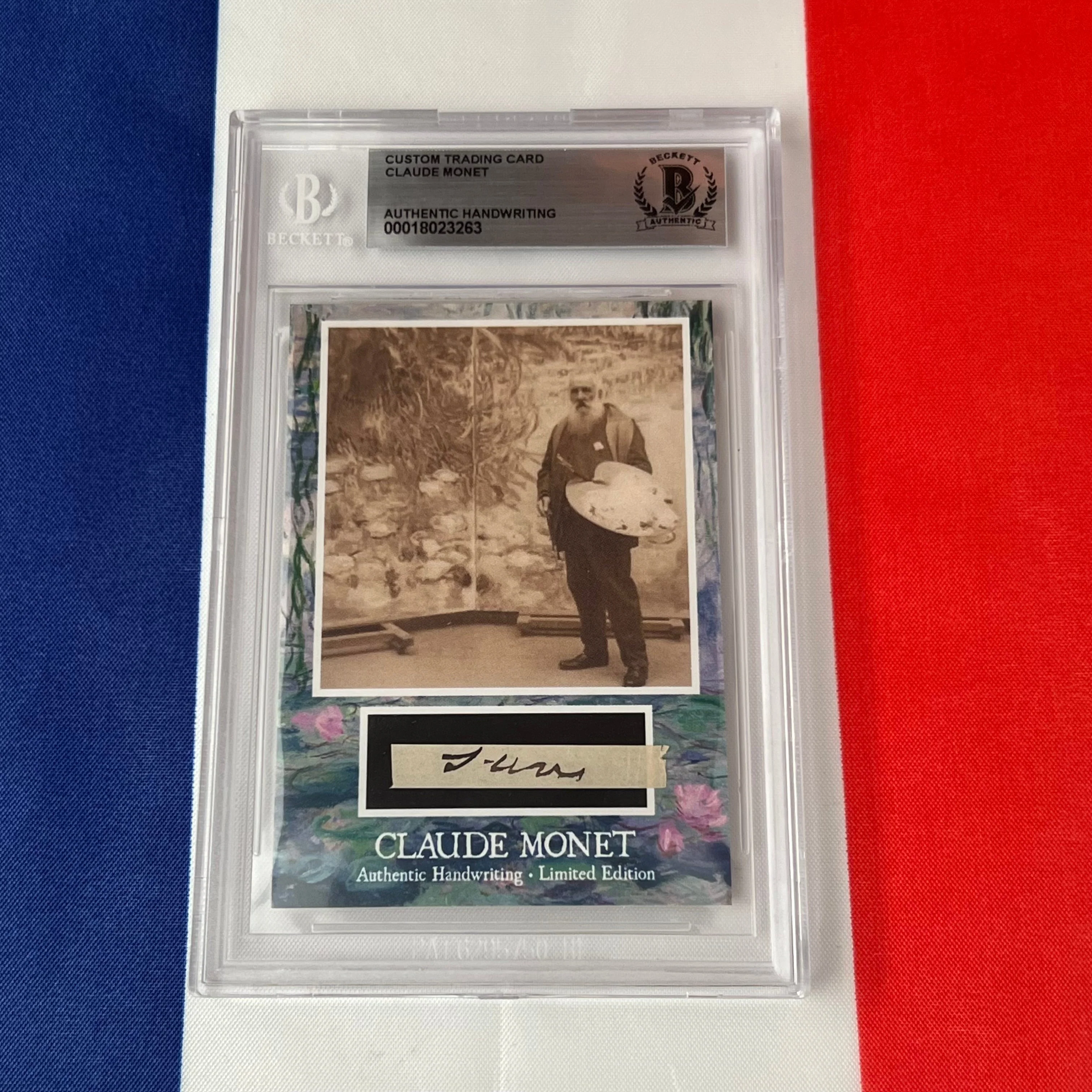 Claude Monet Beckett Encapsulated Handwriting - Removed from an Autograph Document - Image 12