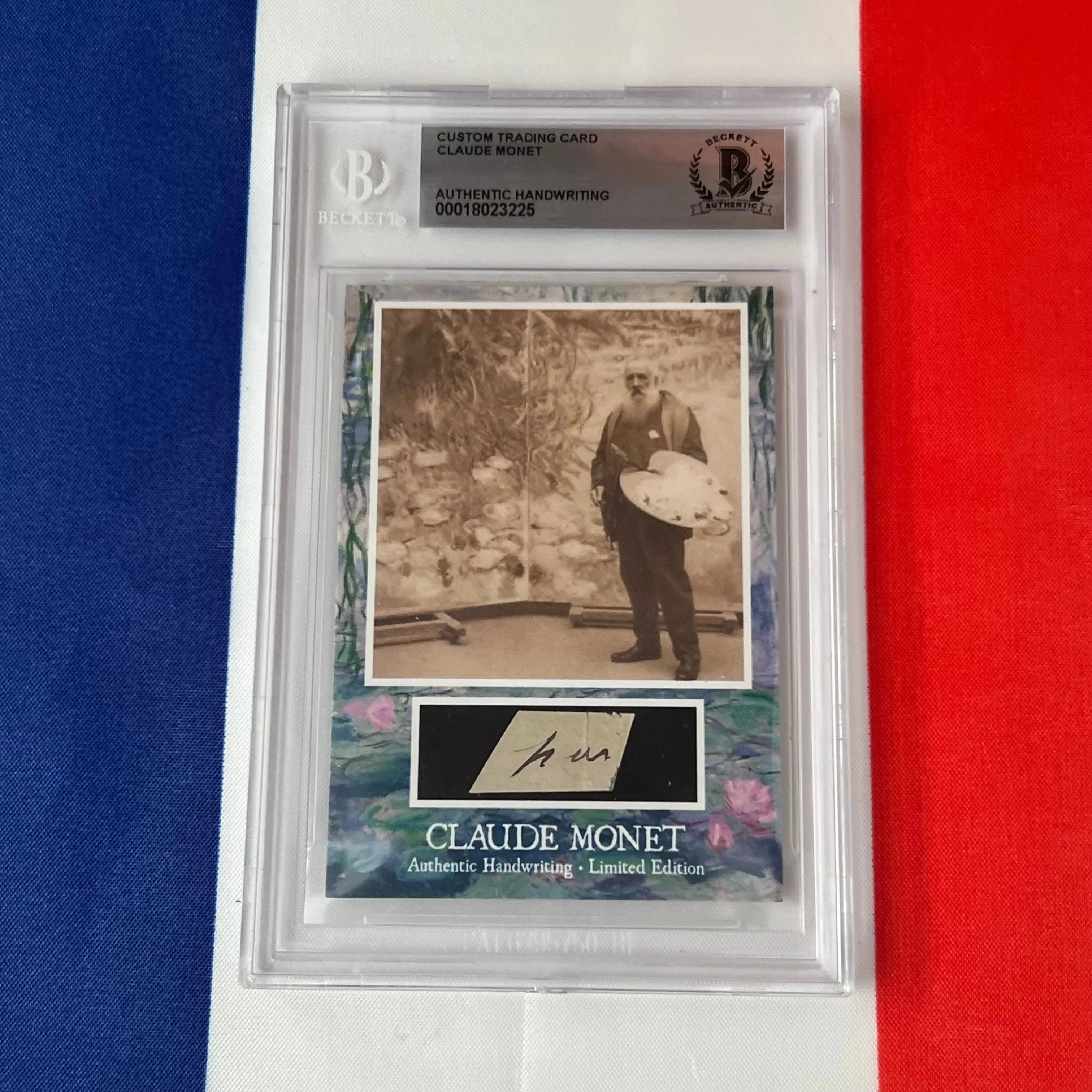 Claude Monet Beckett Encapsulated Handwriting - Removed from an Autograph Document - Image 13