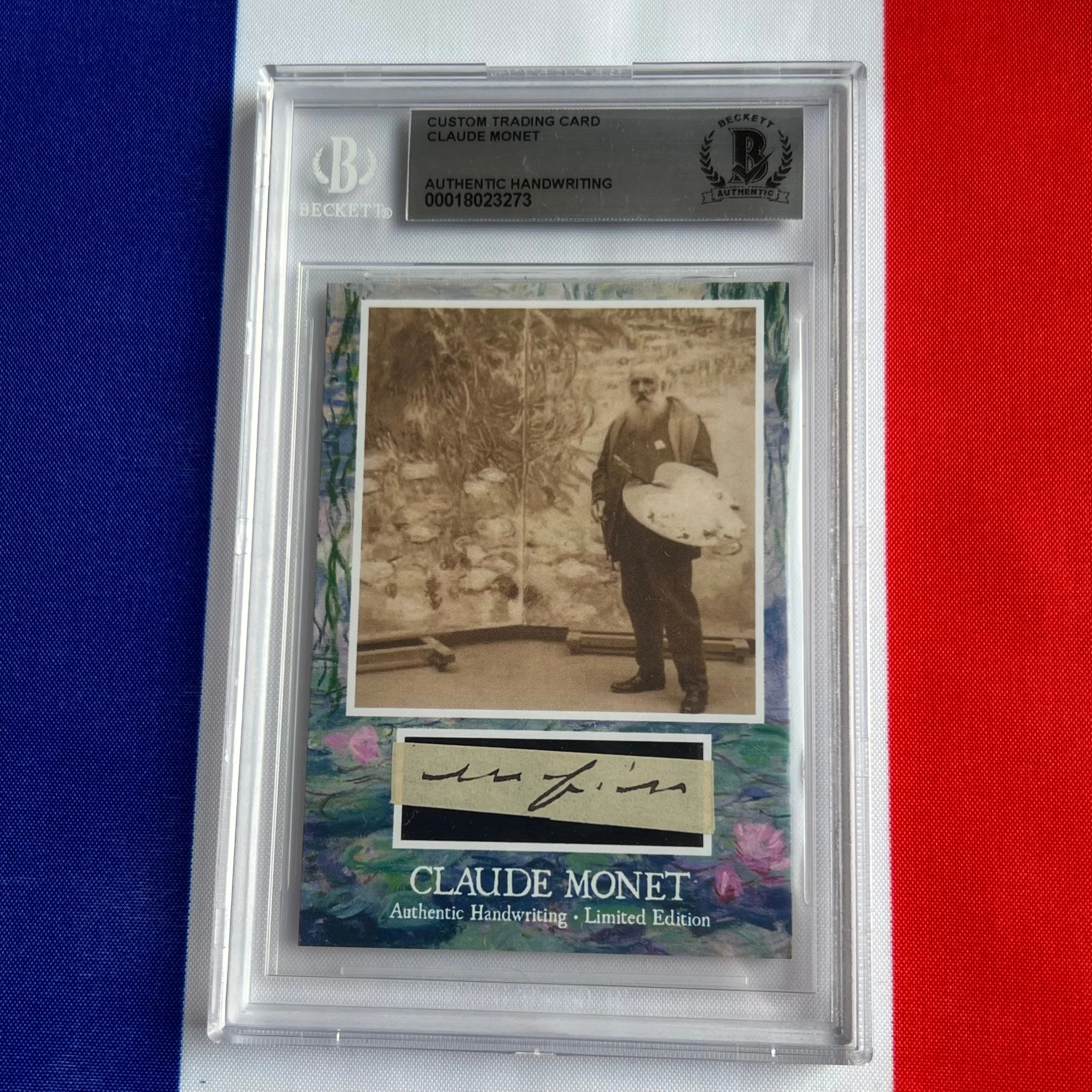 Claude Monet Beckett Encapsulated Handwriting - Removed from an Autograph Document - Image 17