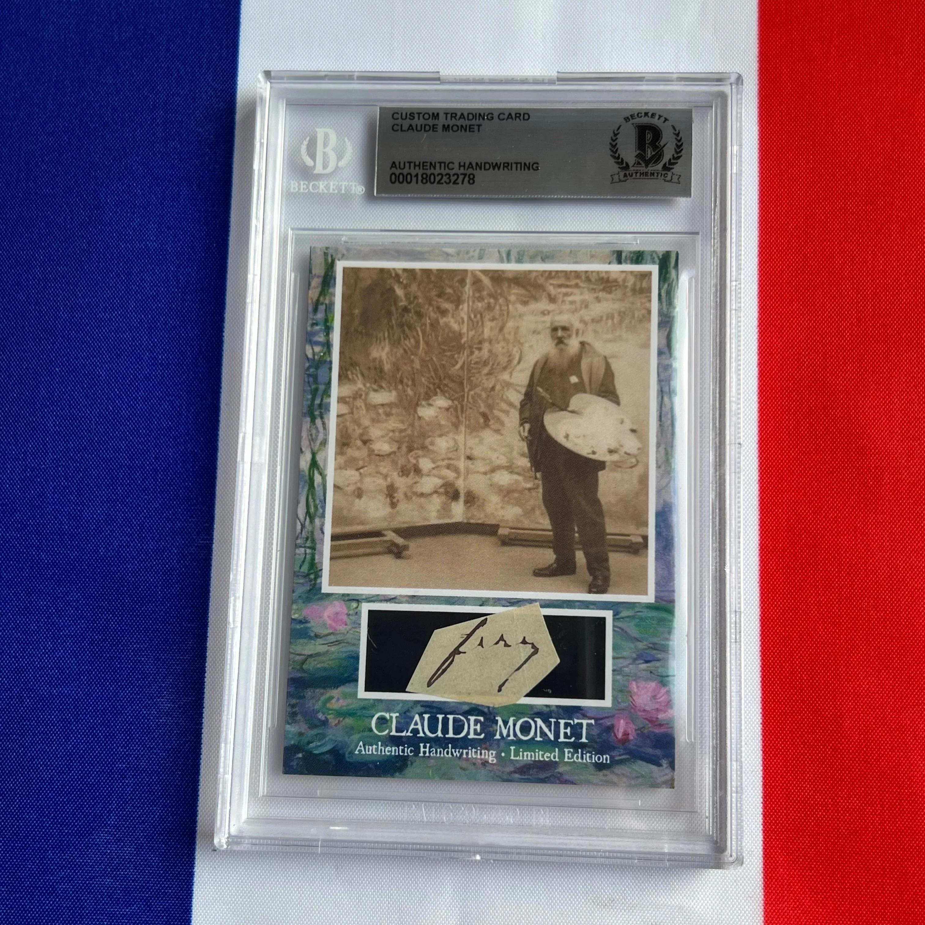 Claude Monet Beckett Encapsulated Handwriting - Removed from an Autograph Document - Image 18