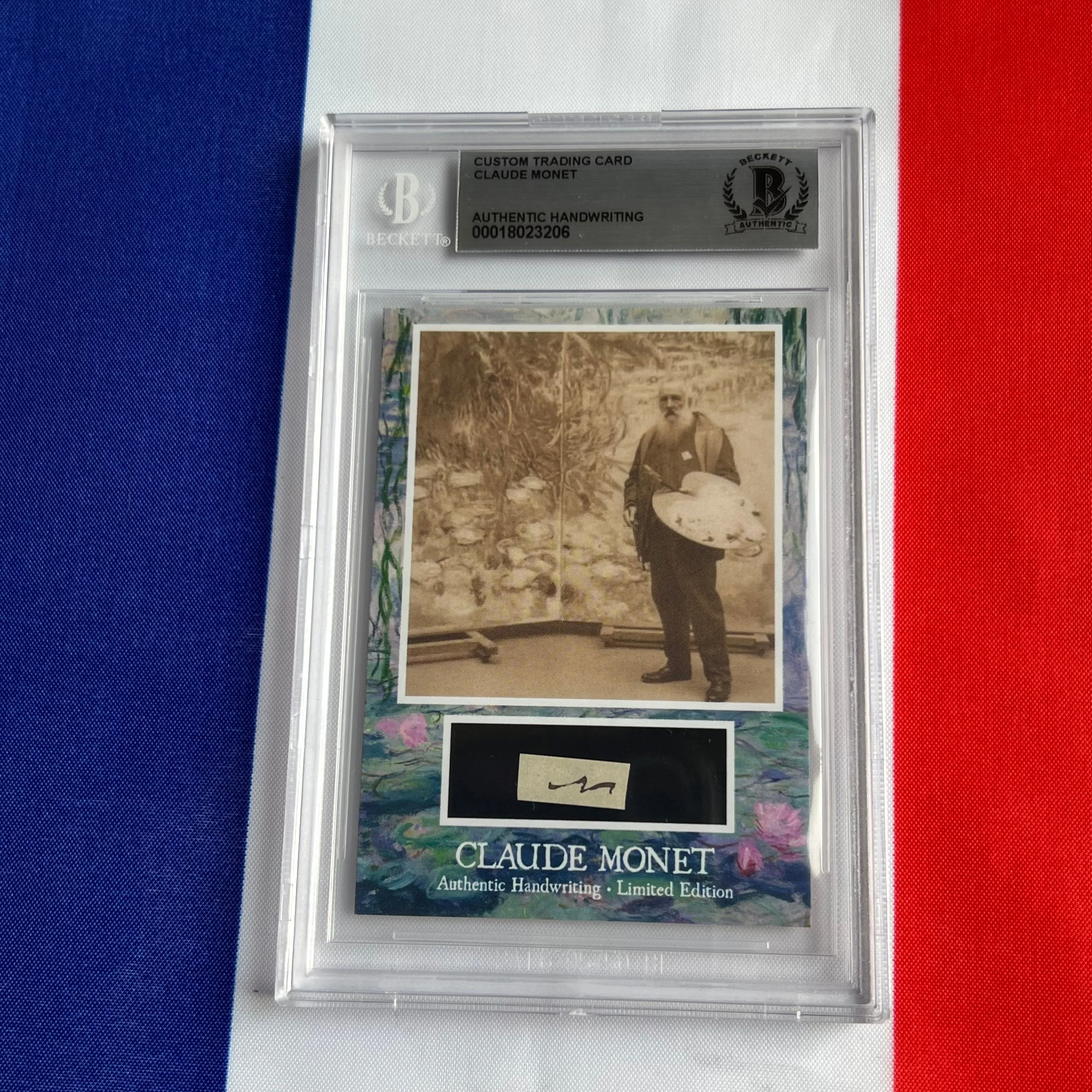 Claude Monet Beckett Encapsulated Handwriting - Removed from an Autograph Document - Image 20