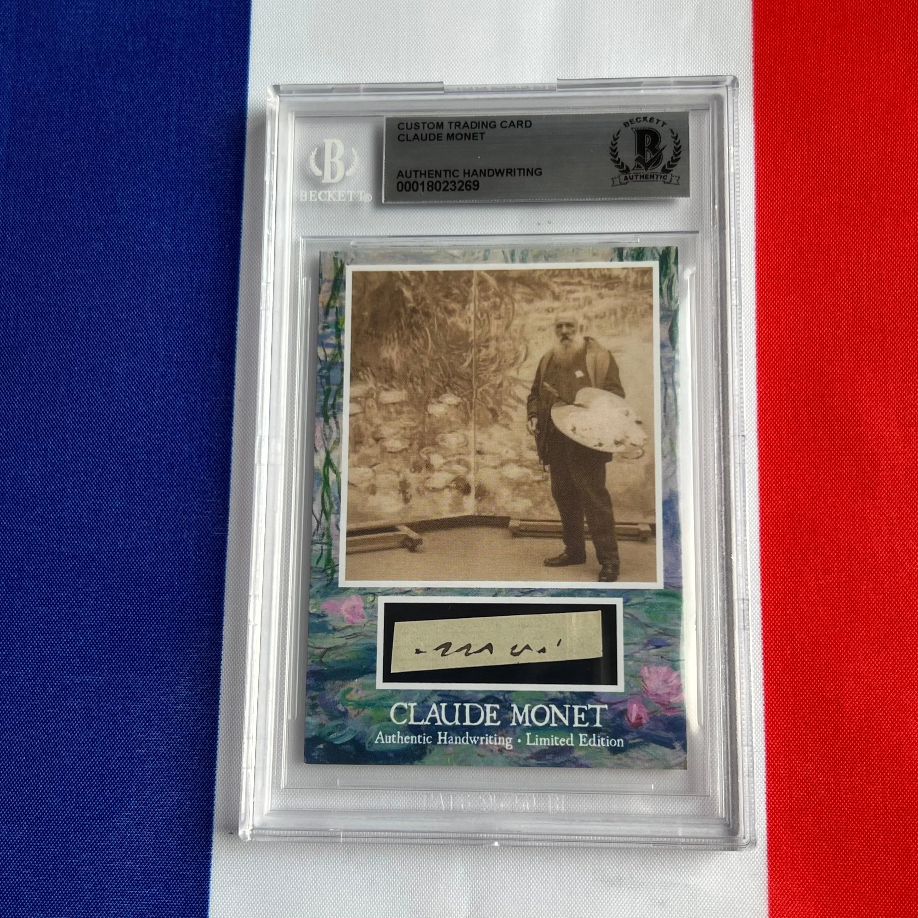 Claude Monet Beckett Encapsulated Handwriting - Removed from an Autograph Document - Image 21