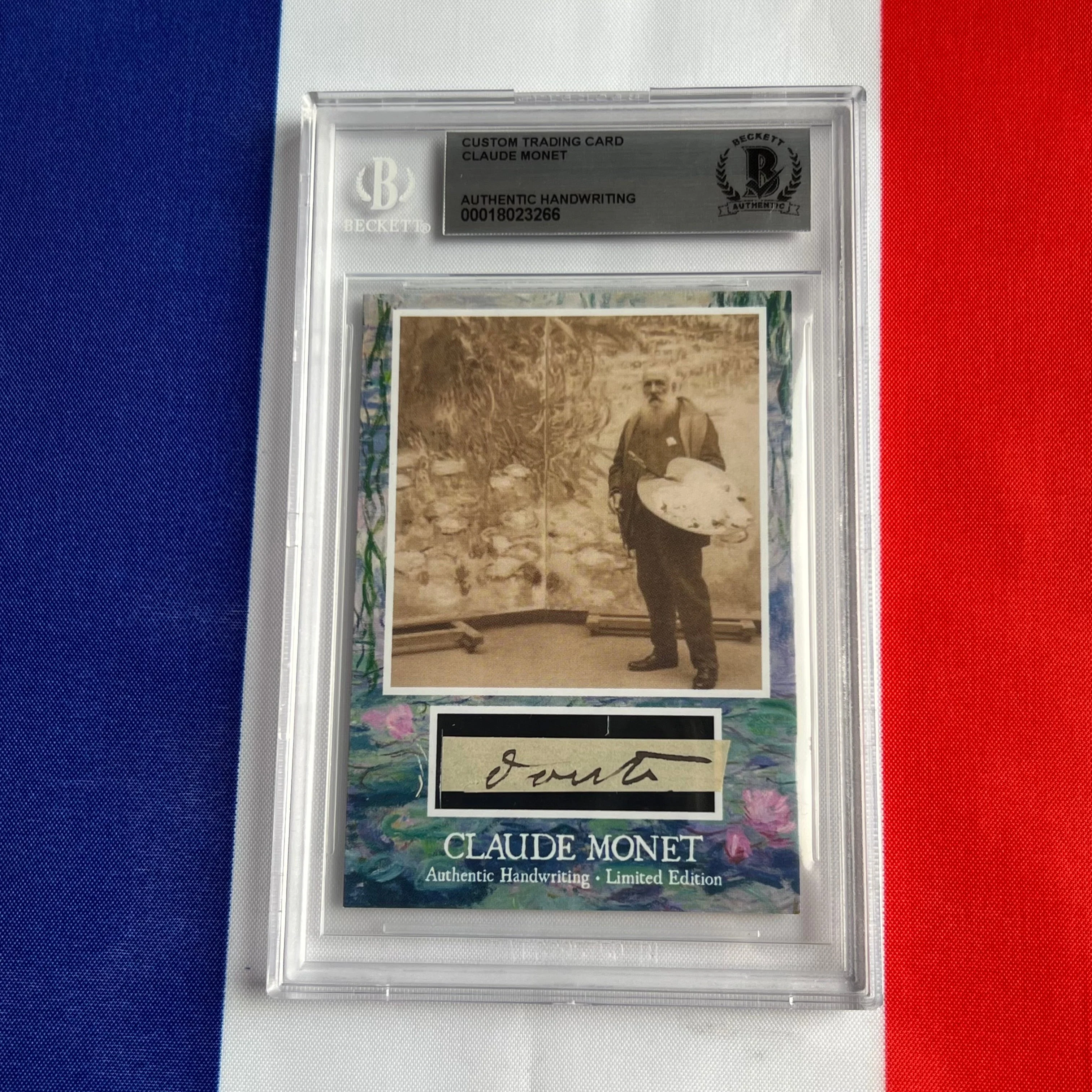Claude Monet Beckett Encapsulated Handwriting - Removed from an Autograph Document - Image 22