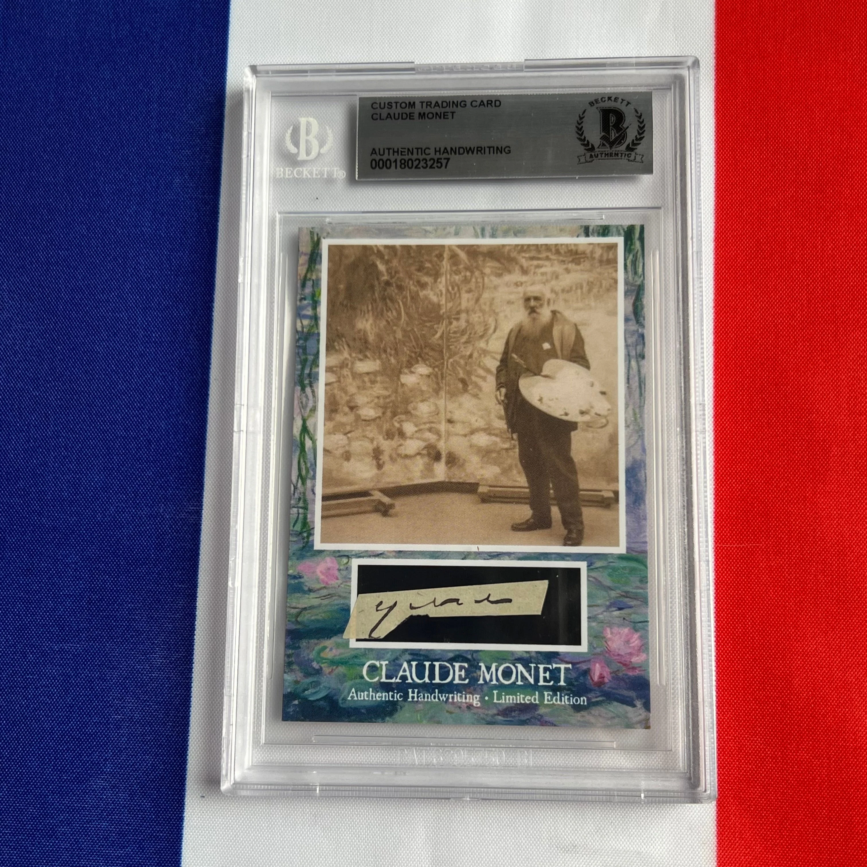 Claude Monet Beckett Encapsulated Handwriting - Removed from an Autograph Document - Image 23