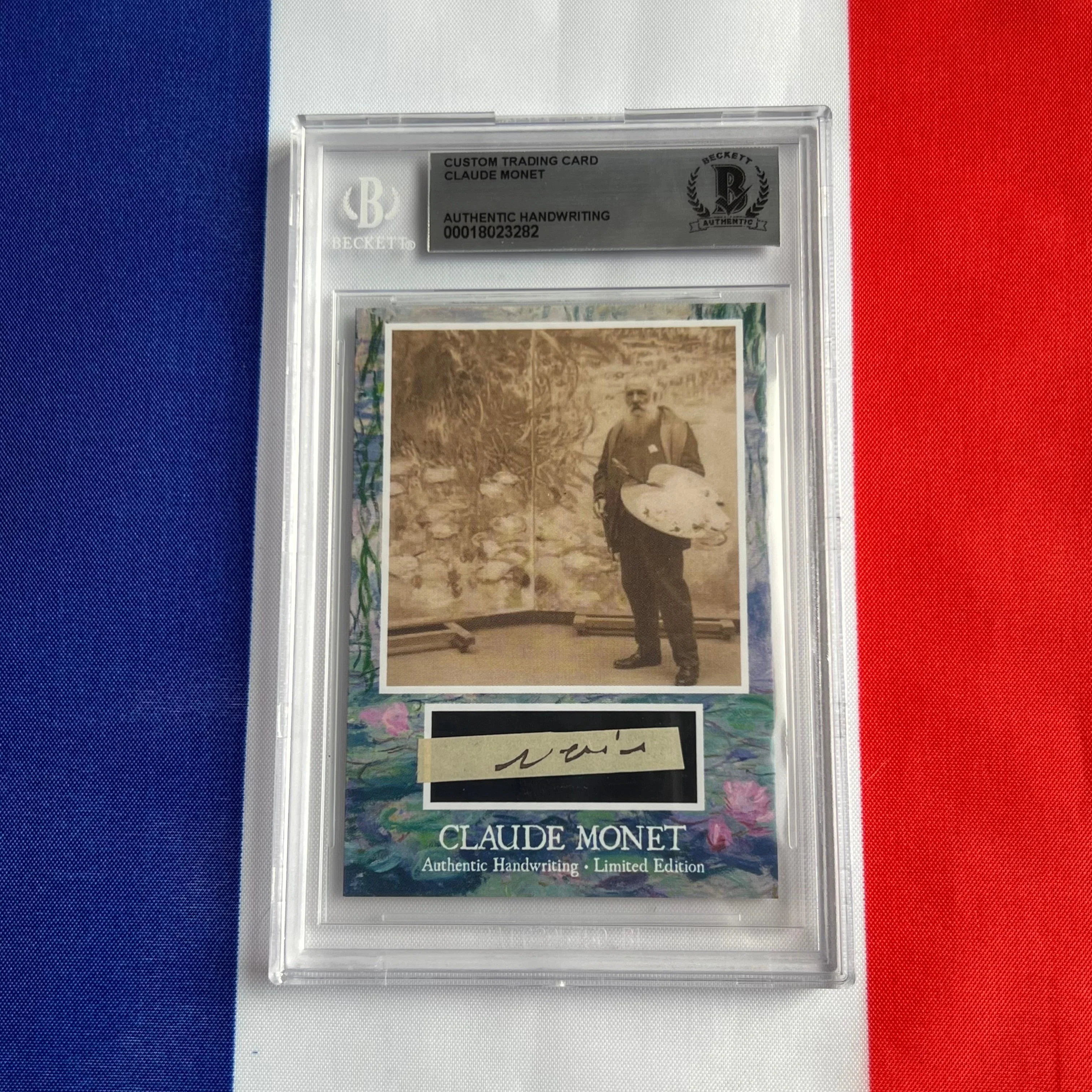 Claude Monet Beckett Encapsulated Handwriting - Removed from an Autograph Document - Image 25