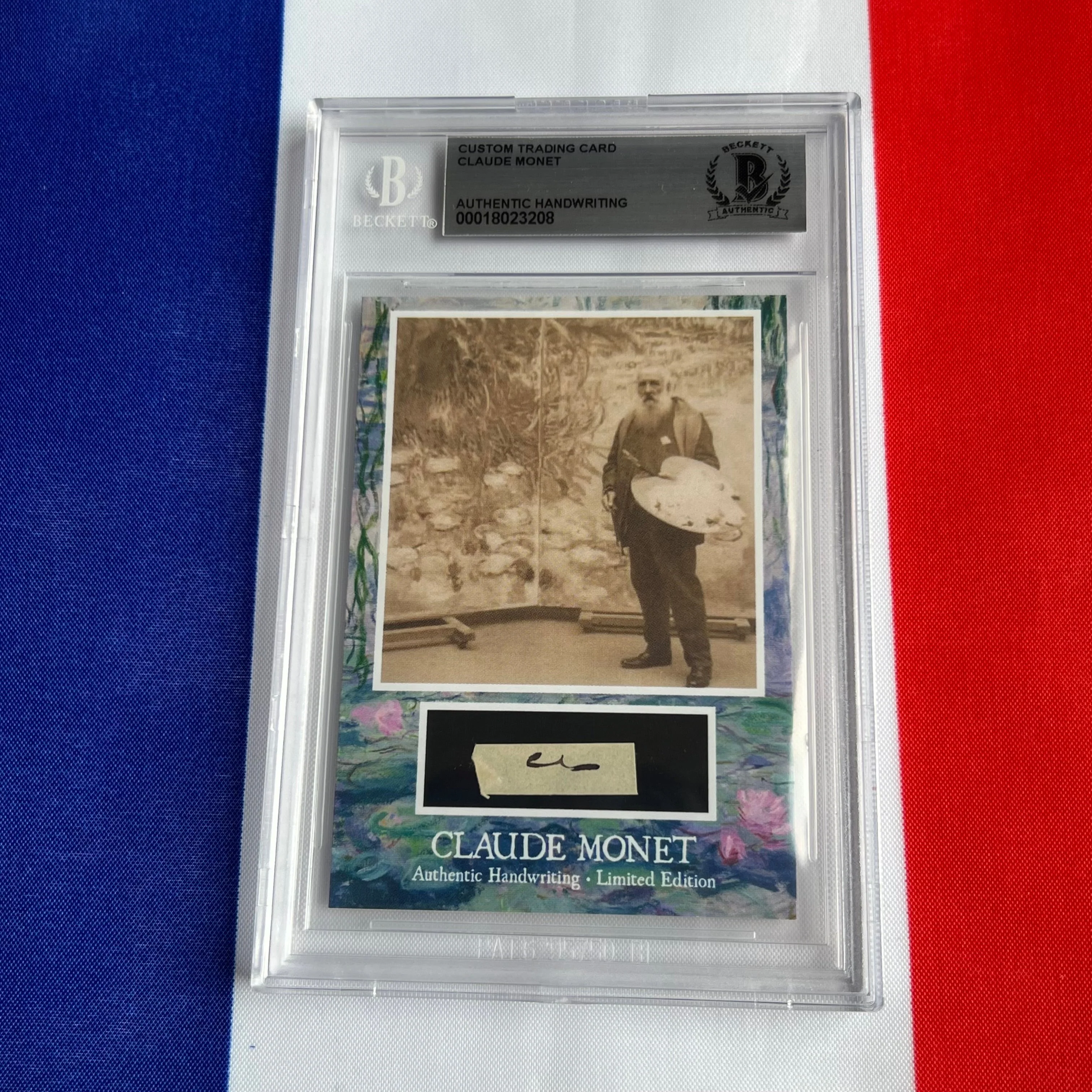 Claude Monet Beckett Encapsulated Handwriting - Removed from an Autograph Document - Image 26