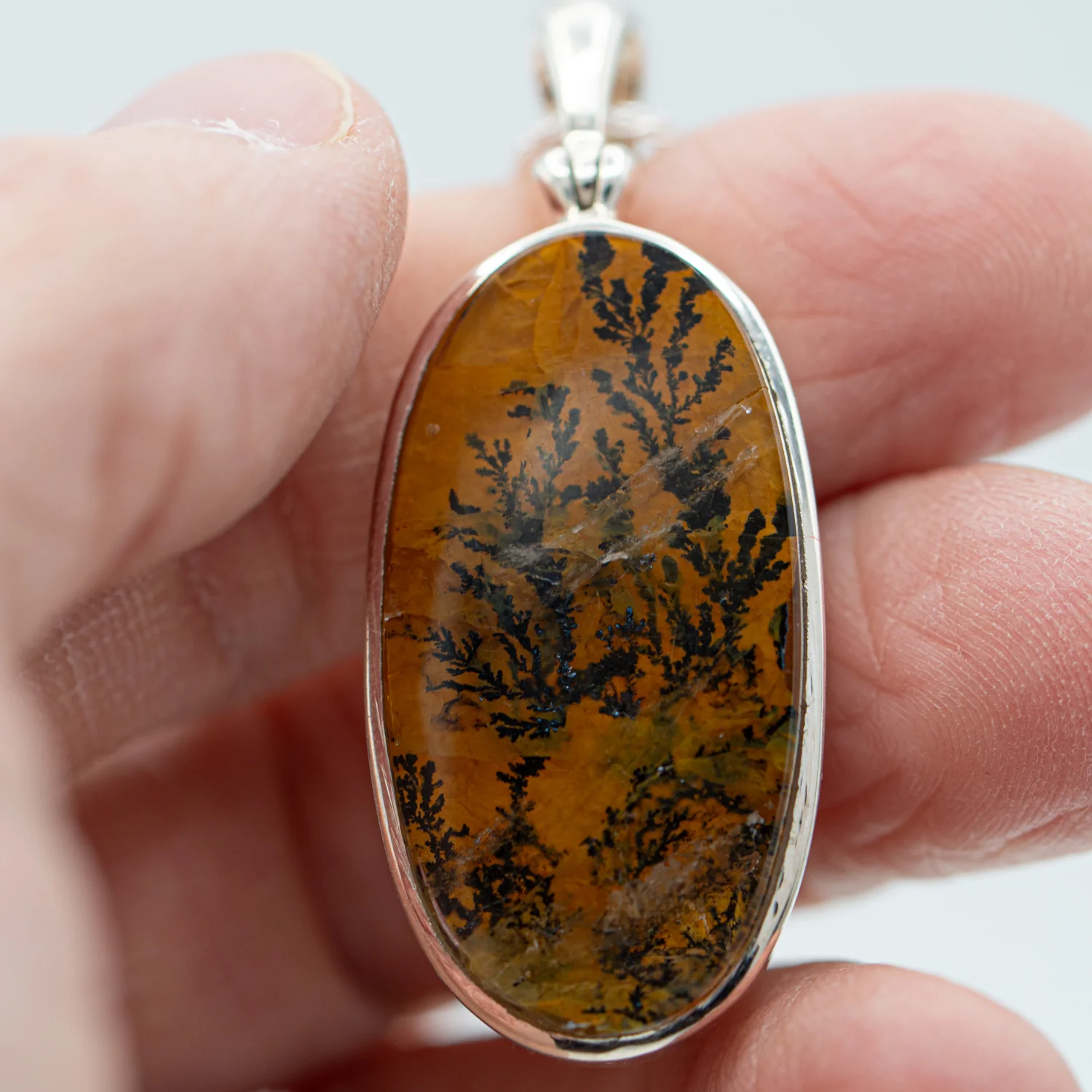 Dendritic Quartz Pendant - SOLD 1.39" - Image 4
