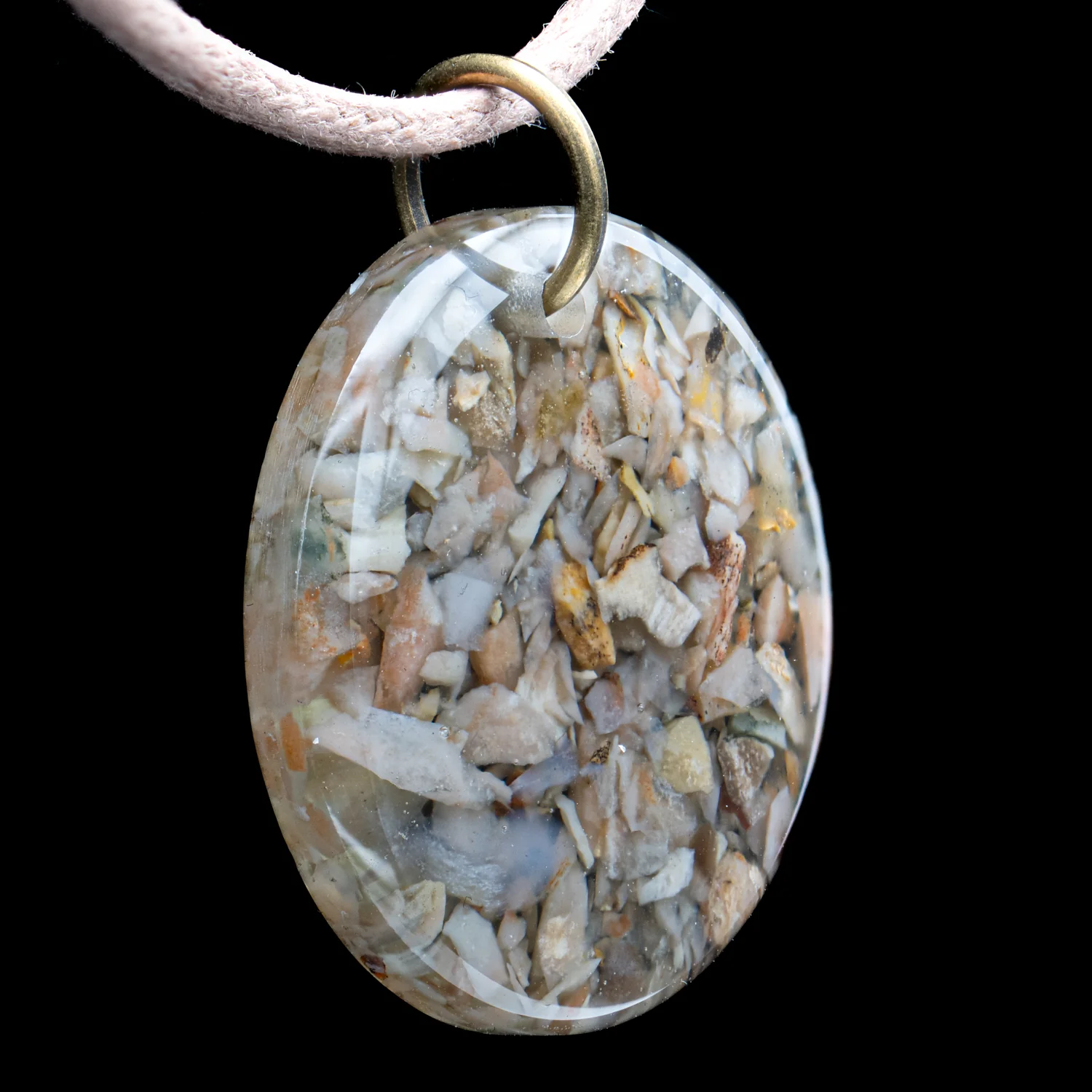 Dinosaur Dung (Coprolite) Resin Necklace - Image 7
