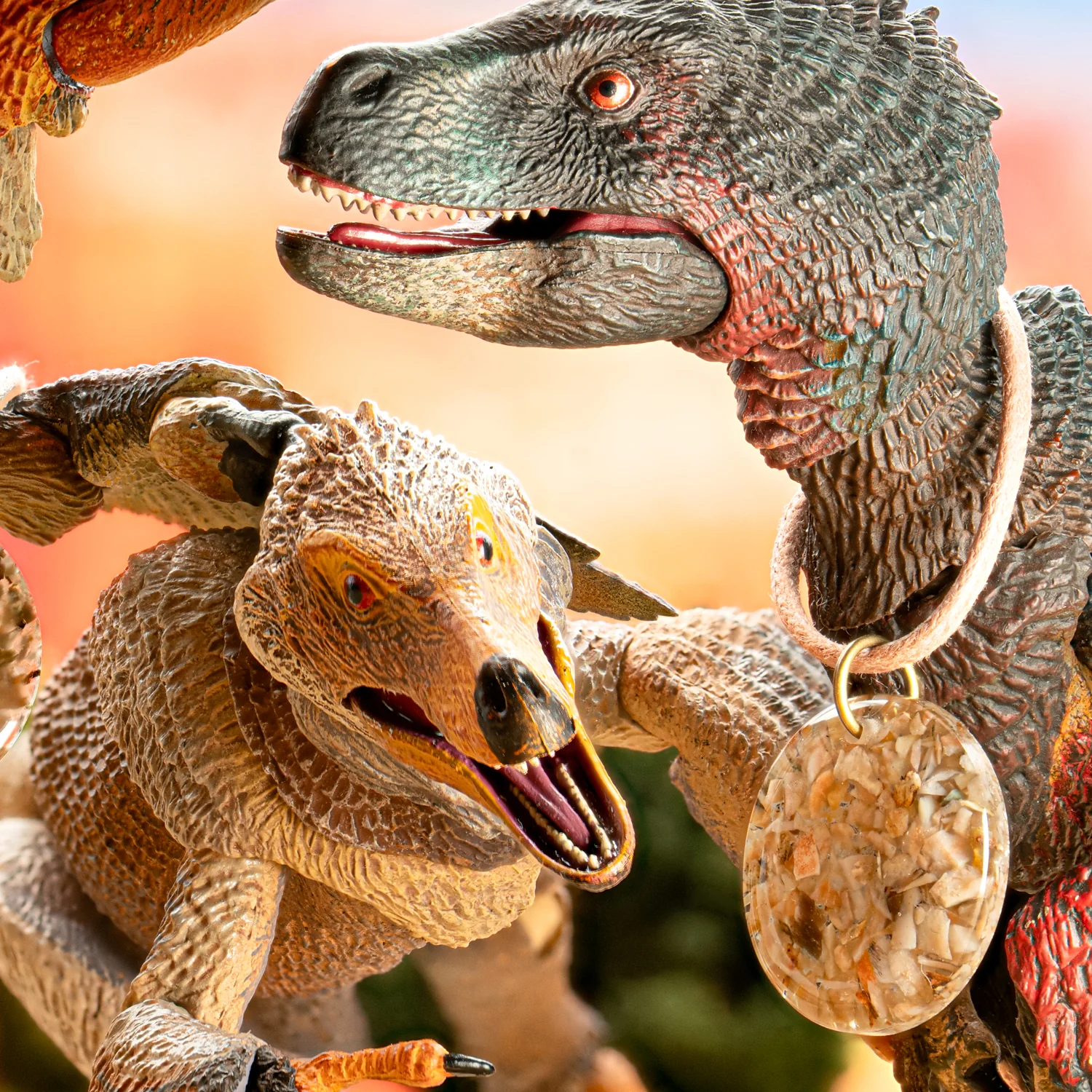 Dinosaur Dung (Coprolite) Resin Necklace - Image 8