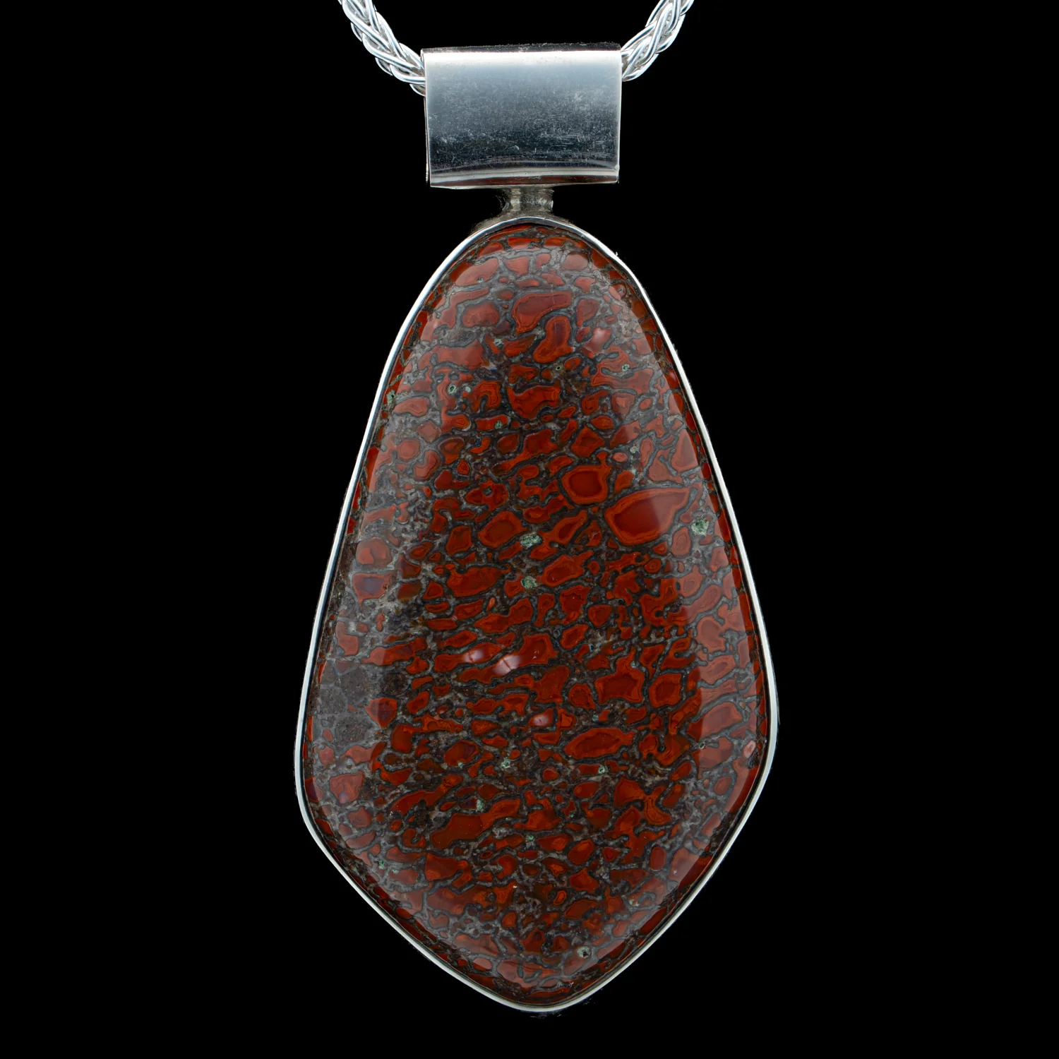 Dinosaur Gem Bone Pendant - 1.89"