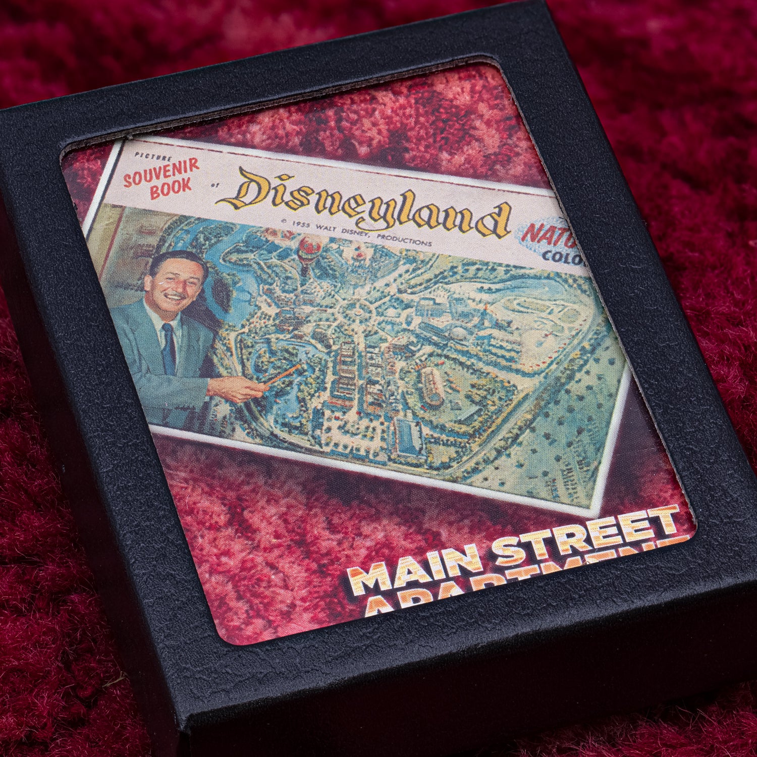 Walt Disney Disneyland Cranberry Room Carpet - Image 3