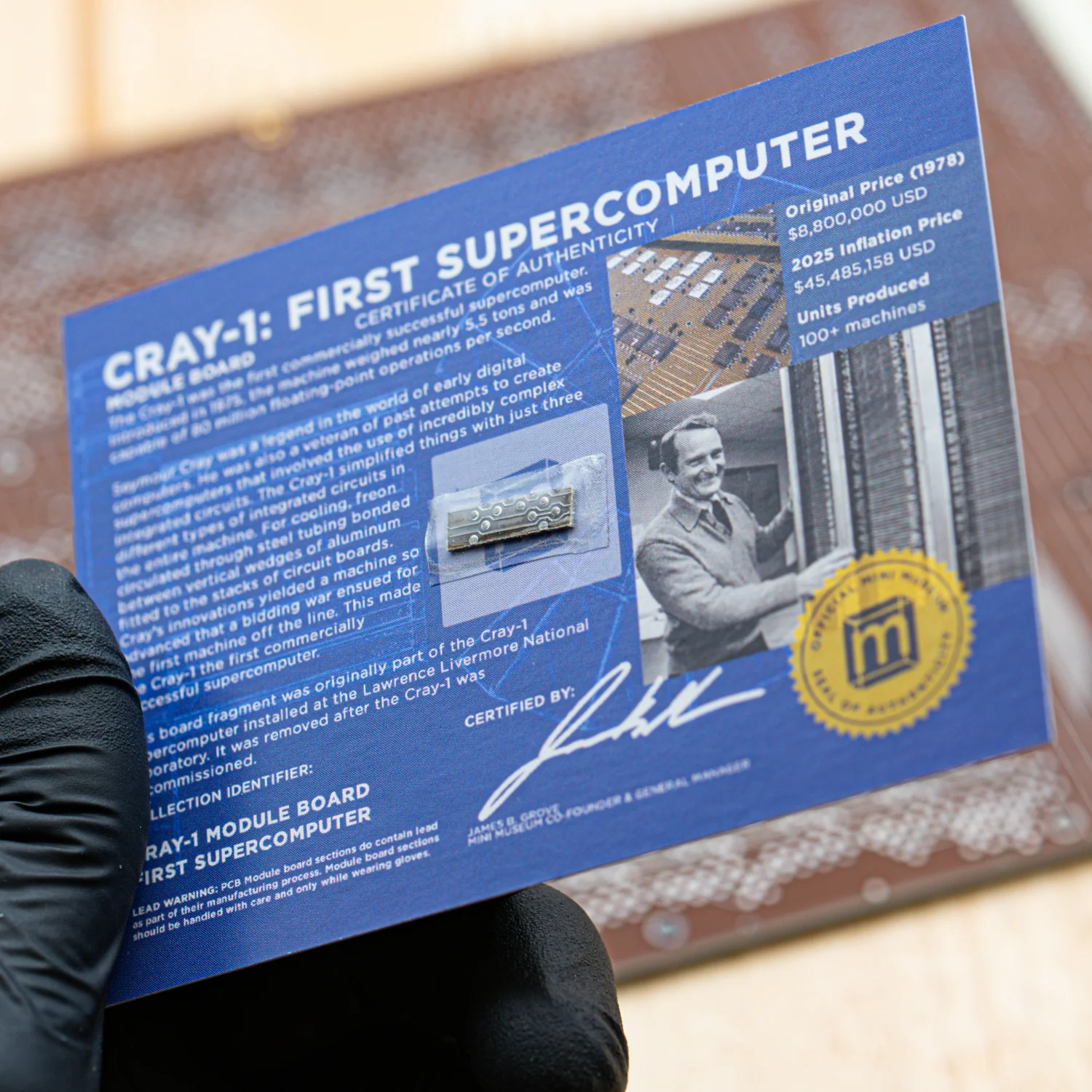 First Supercomputer Cray-1 Module Board - Display Card - Image 3