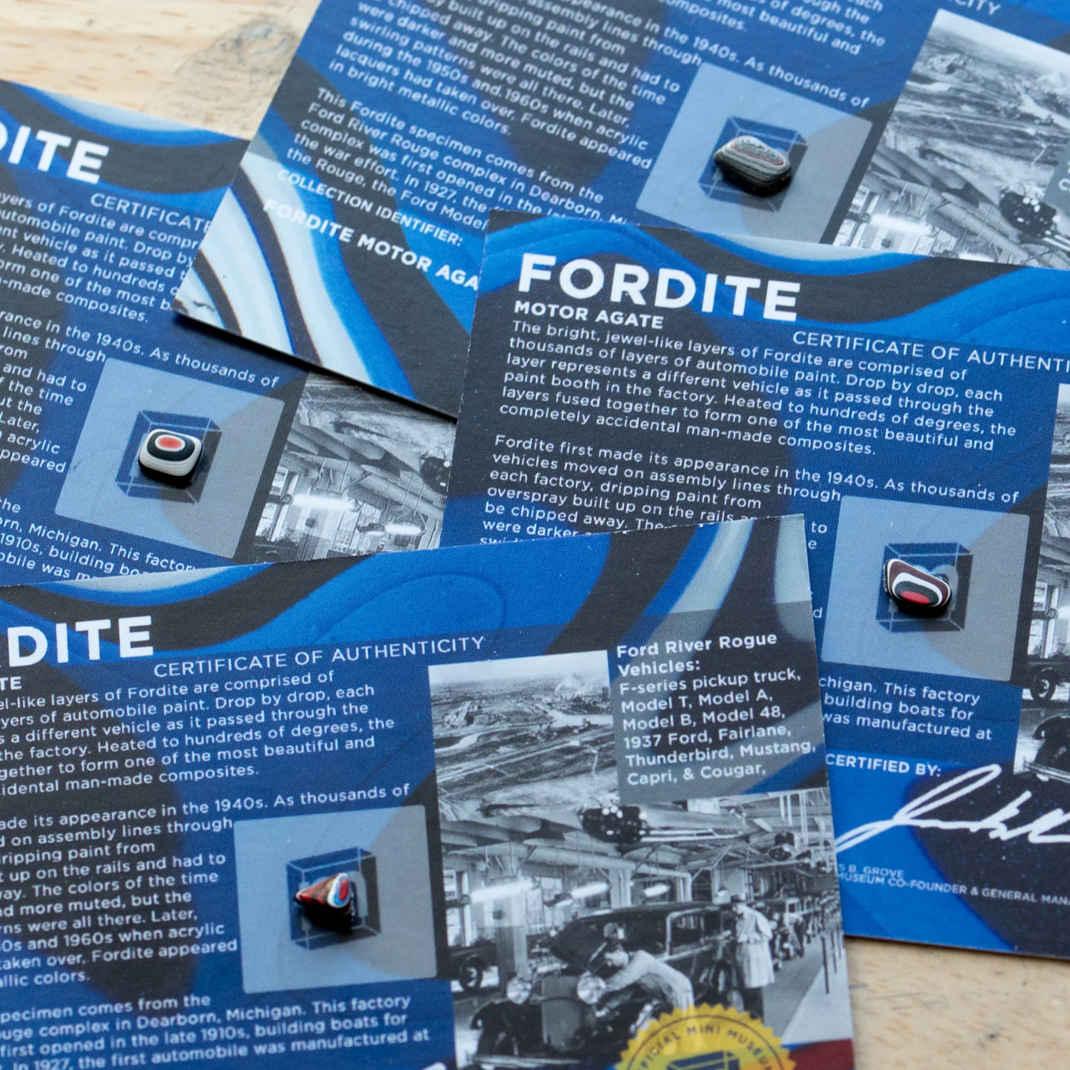 Fordite - Display Card - Image 4