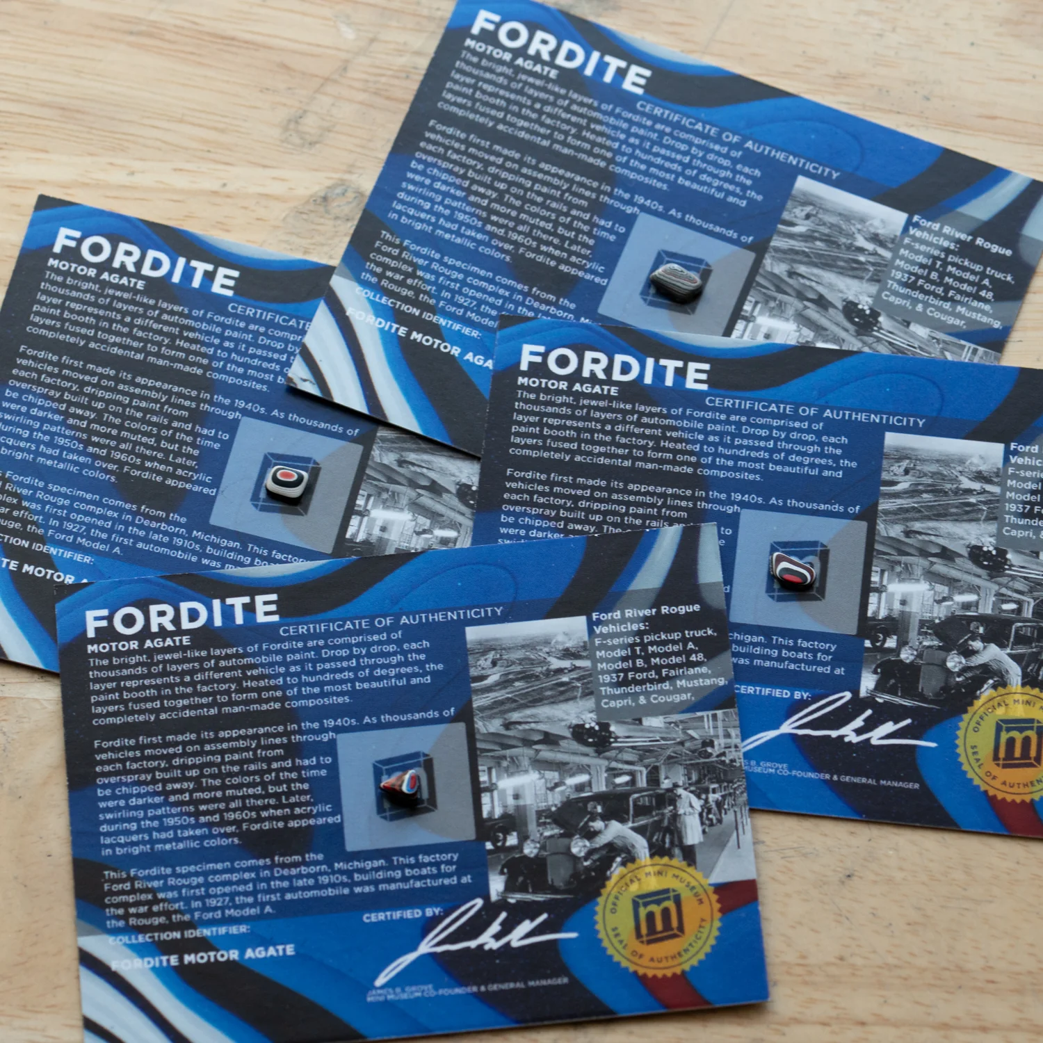 Fordite - Display Card - Image 5
