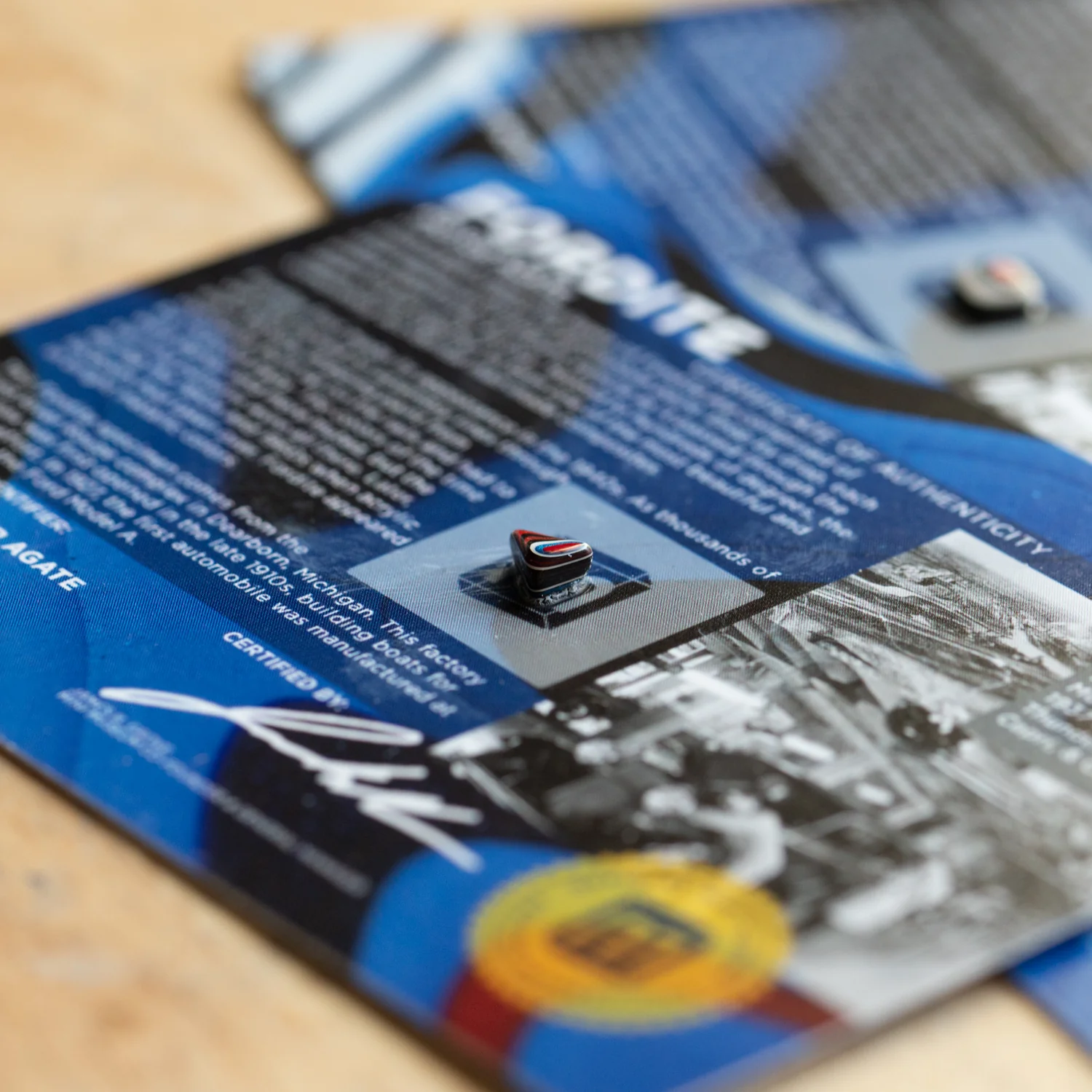 Fordite - Display Card - Image 6